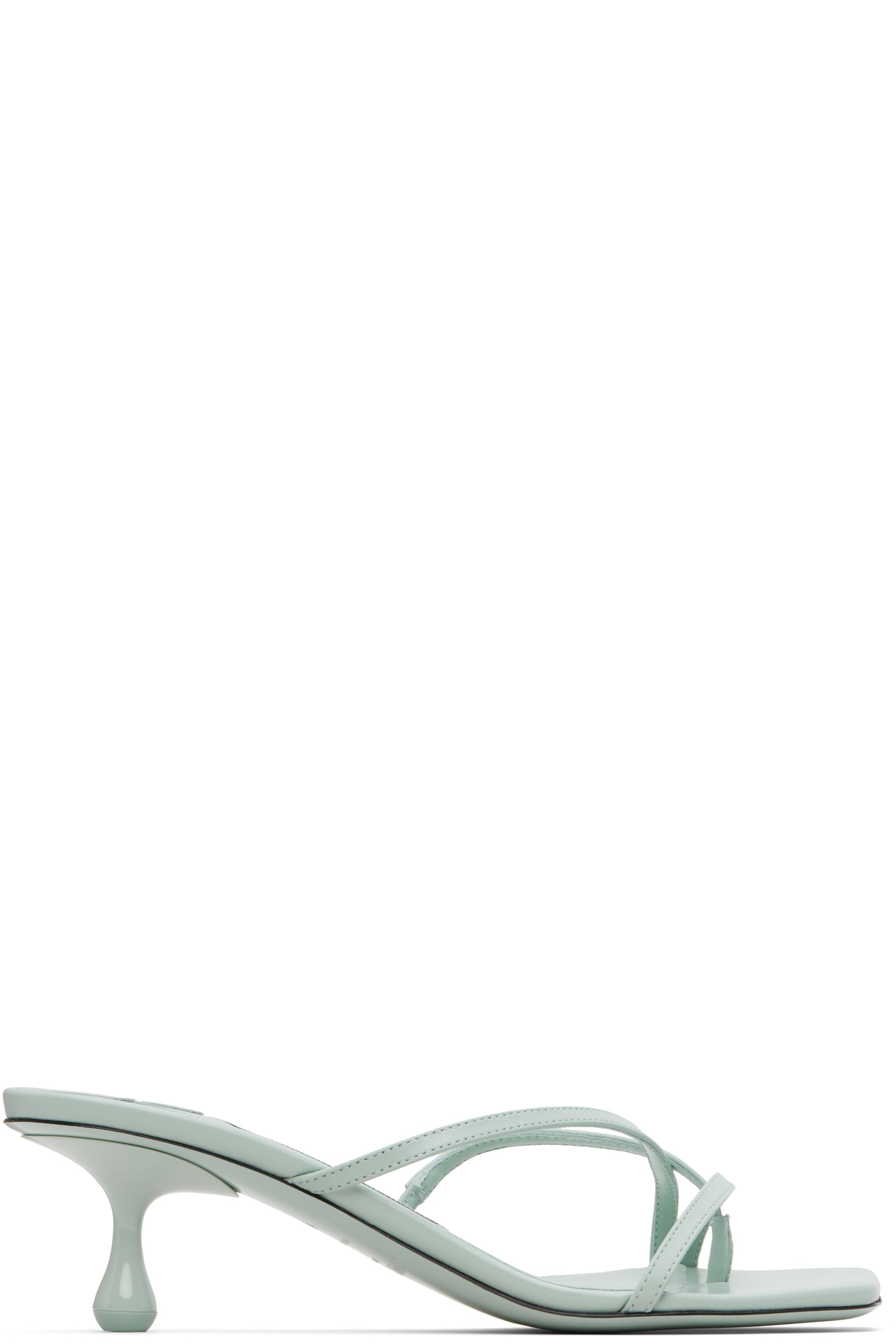 Jimmy Choo - Sandales à talon Etana 50 bleues