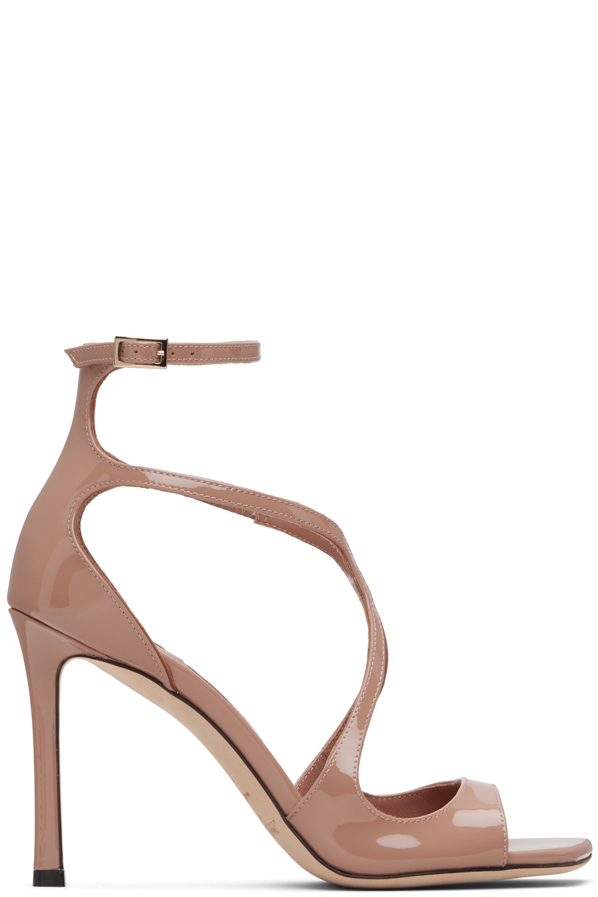 Pink Azia 95 Heeled Sandals by Jimmy Choo on Sale