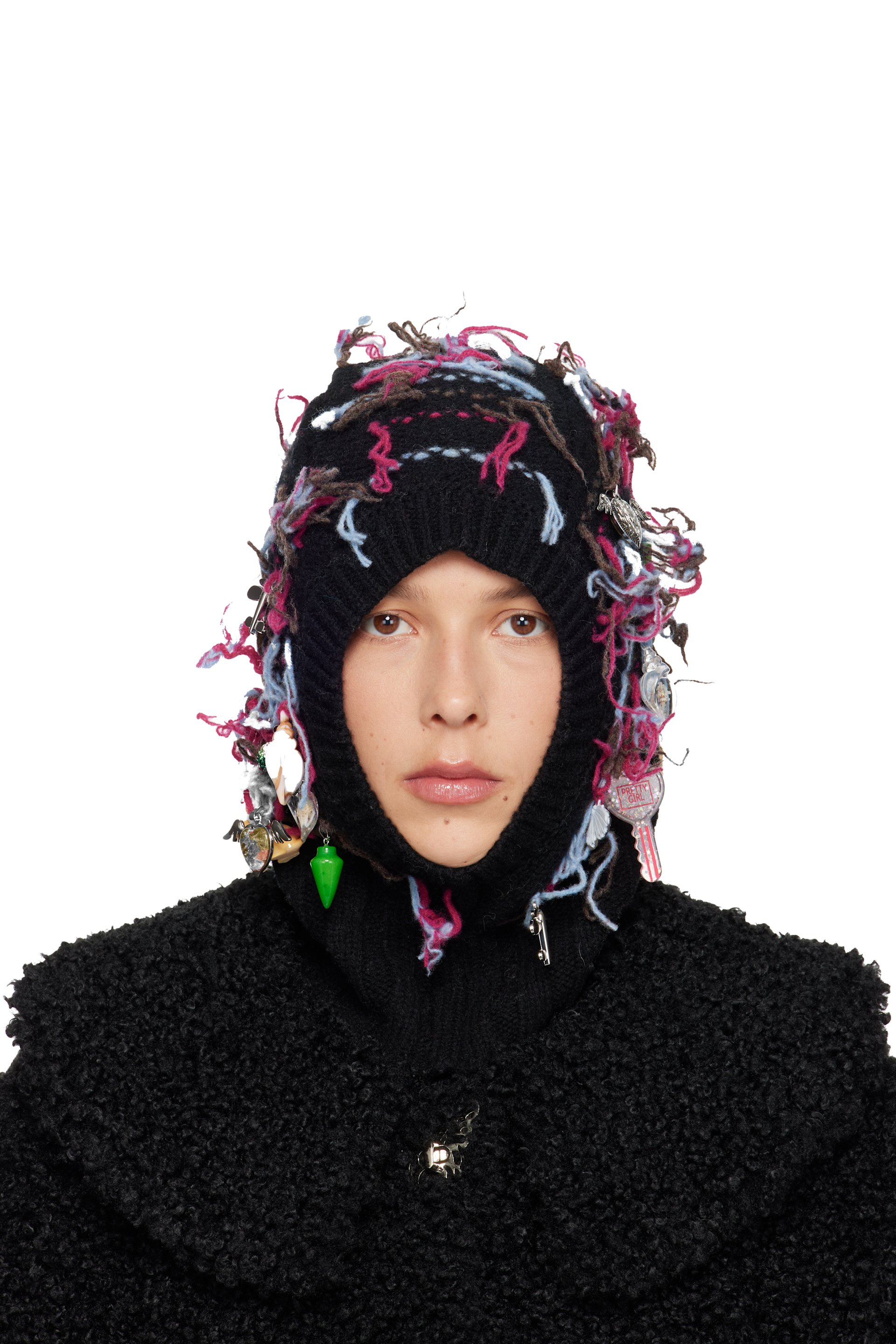 【最終値下げ】chopova lowena AW23 バラクラバ フリース Chopova Lowena: ブラック Washed Up バラクラバ | SSENSE 日本