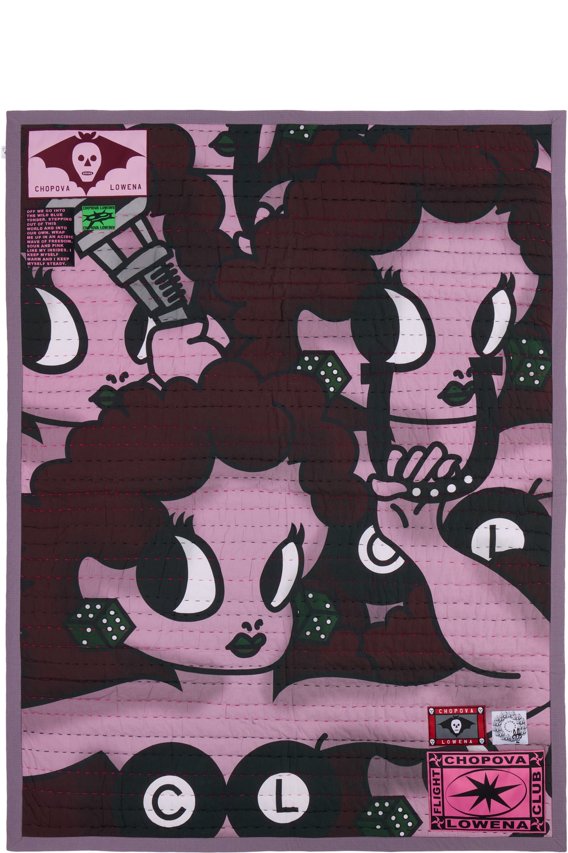 Chopova Lowena - Pink Lady Luck Bleep Blanket
