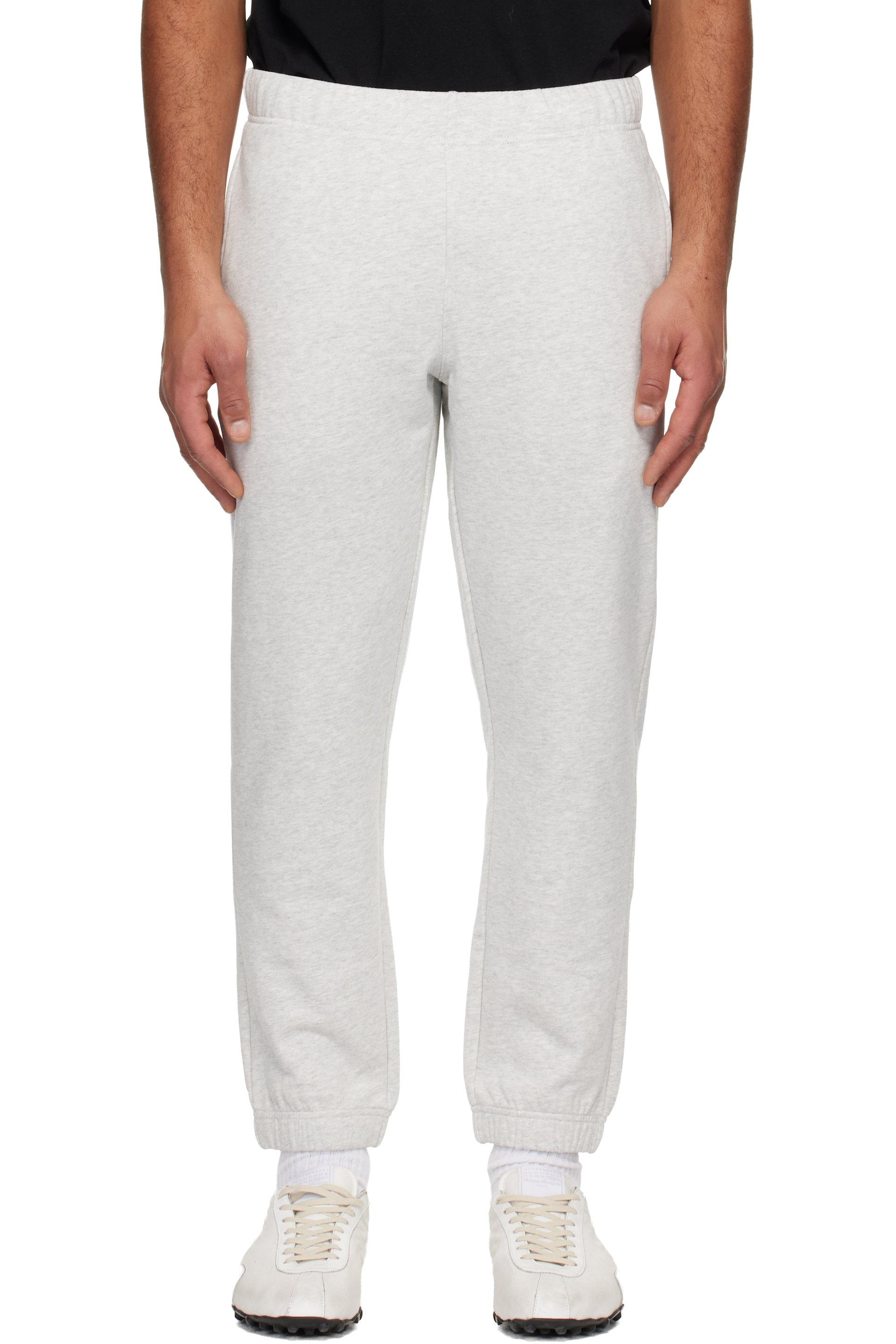 AAPE by A Bathing Ape - Gray Logo Patch Sweatpants