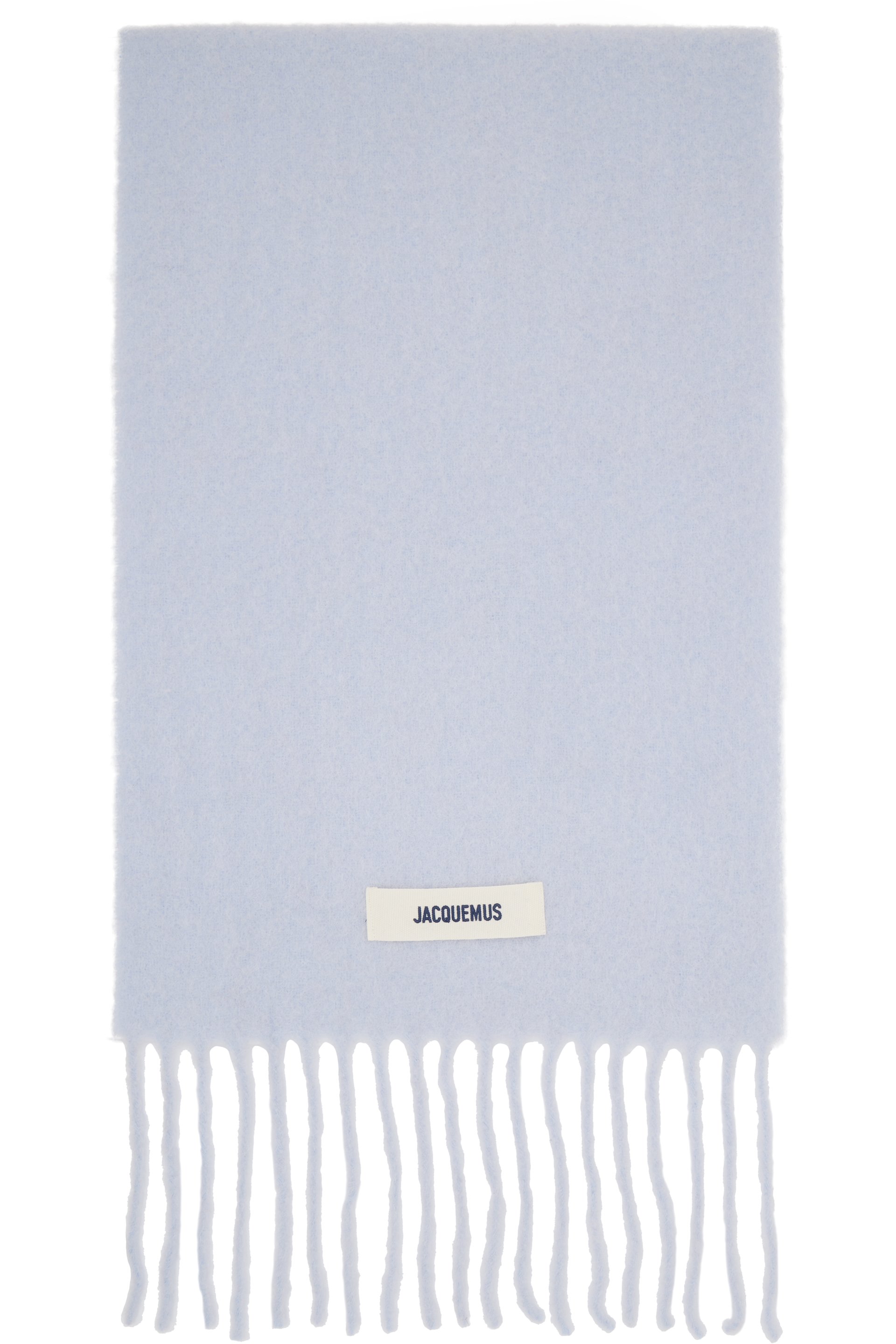 JACQUEMUS - Écharpe Carro bleue