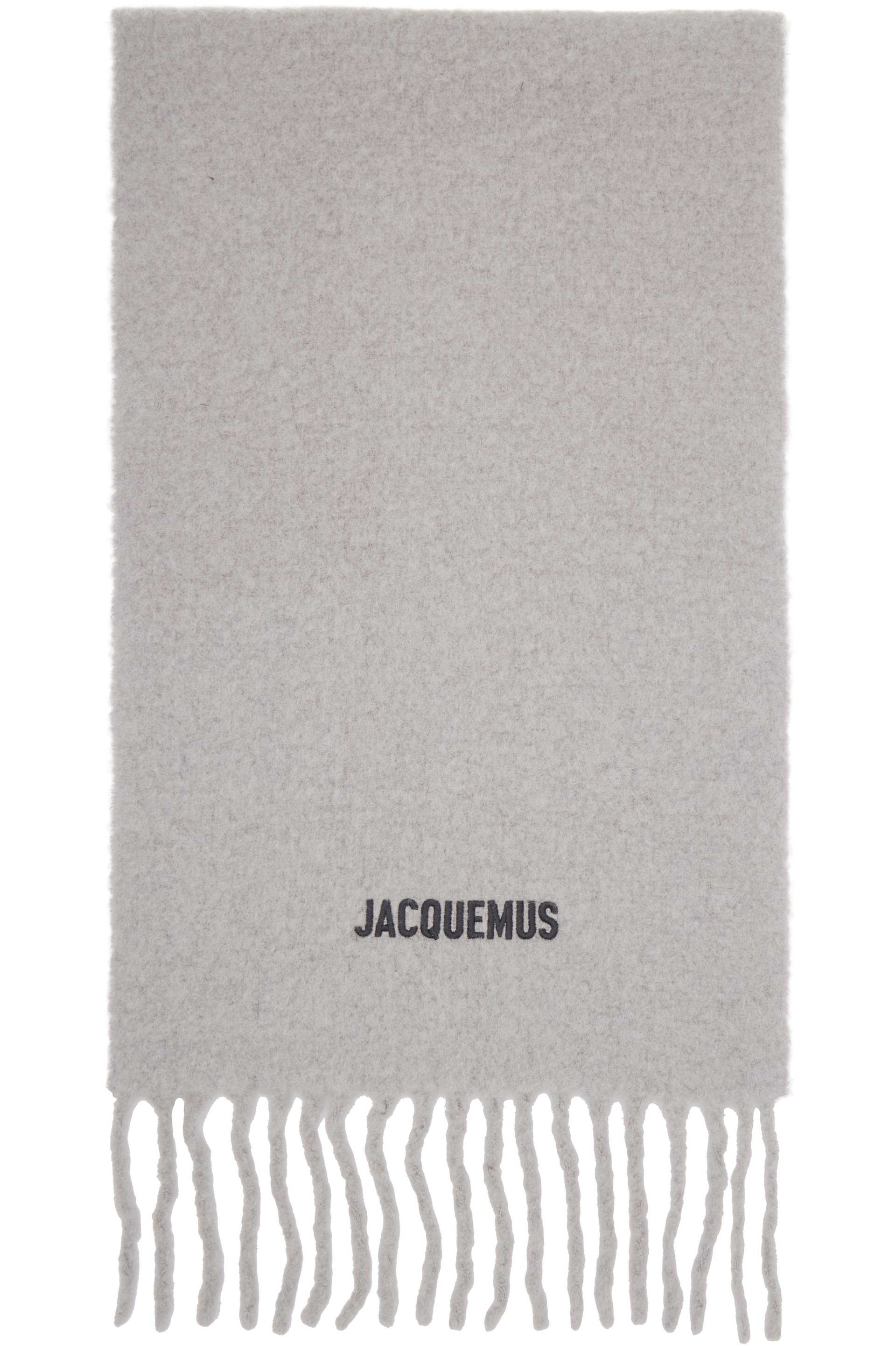 JACQUEMUS - Écharpe Moisson grise