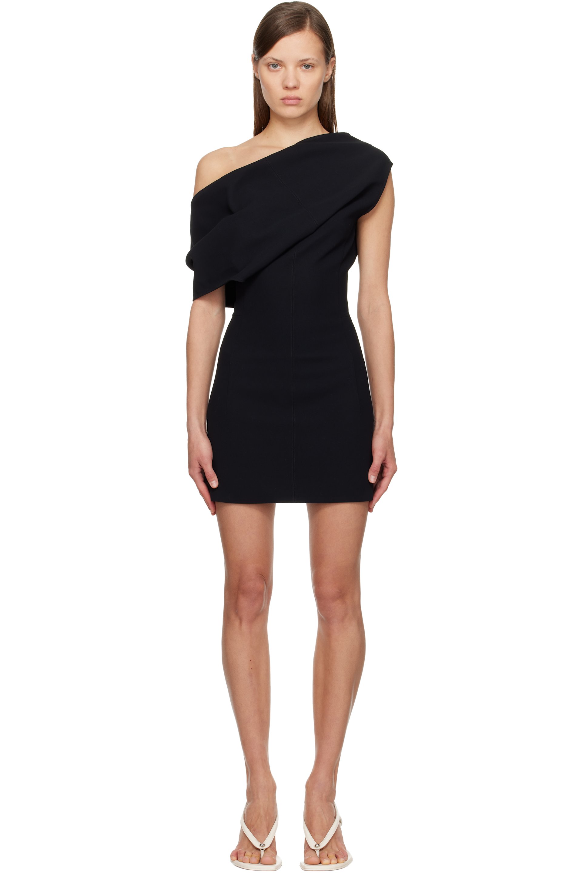 JACQUEMUS - Robe courte Pesce noire