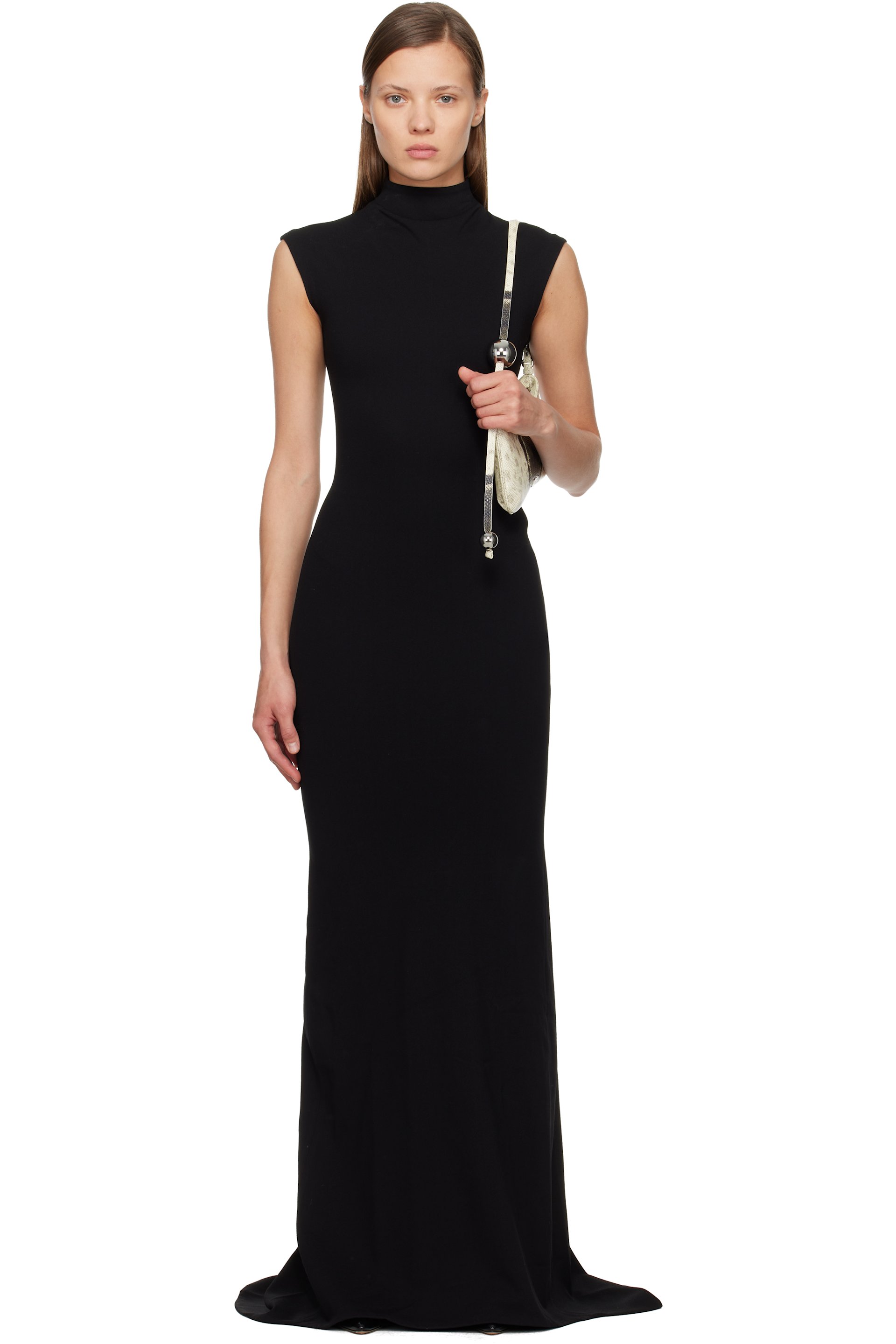 JACQUEMUS - Robe longue Alba noire