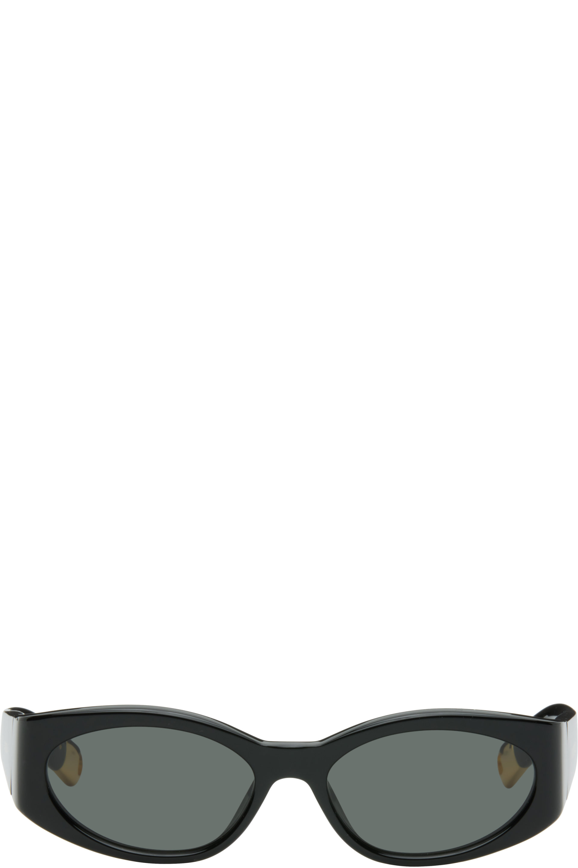 JACQUEMUS - Black 'The Ovalo' Sunglasses
