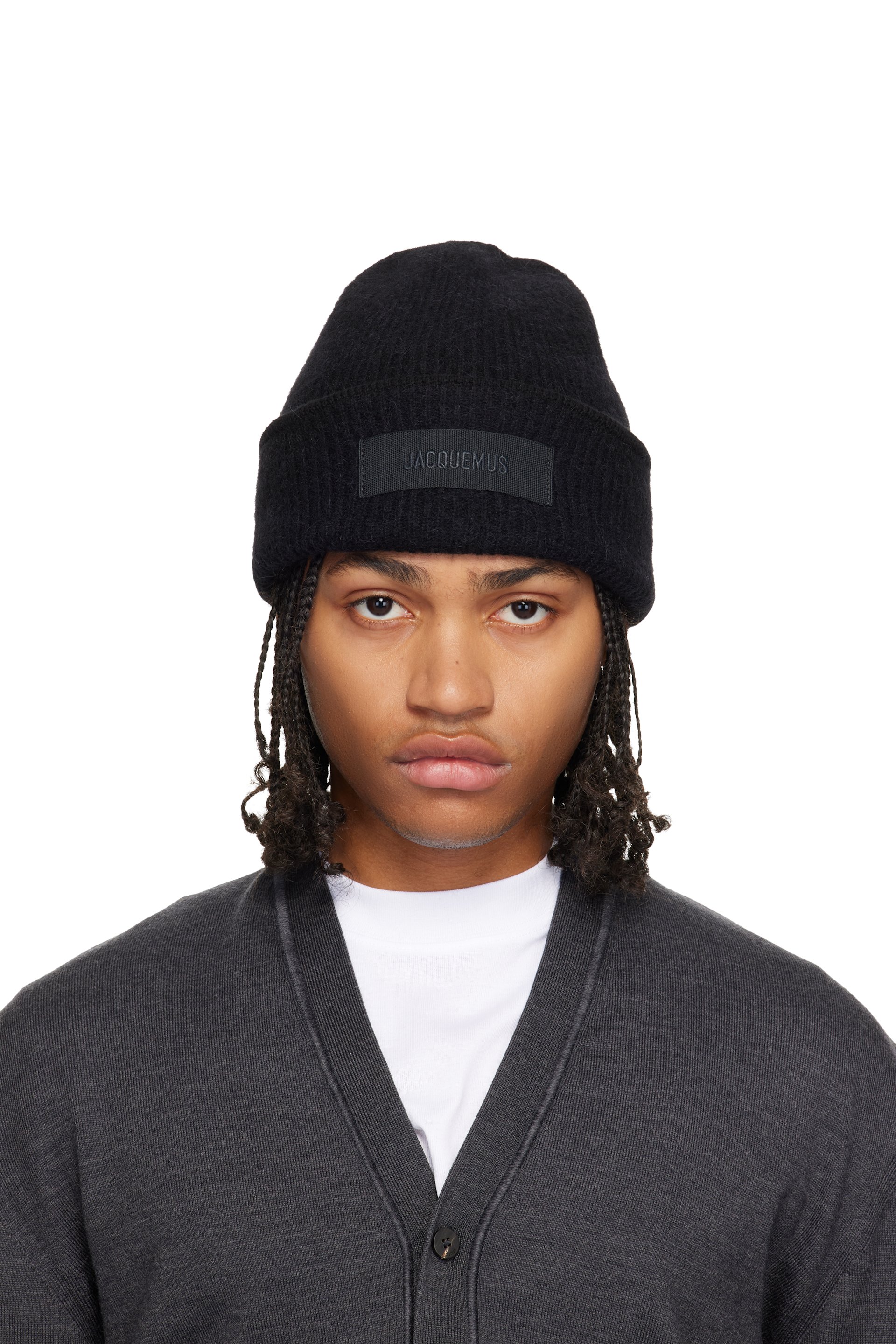 JACQUEMUS - Black La Croisière 'The Gros Grain' Beanie
