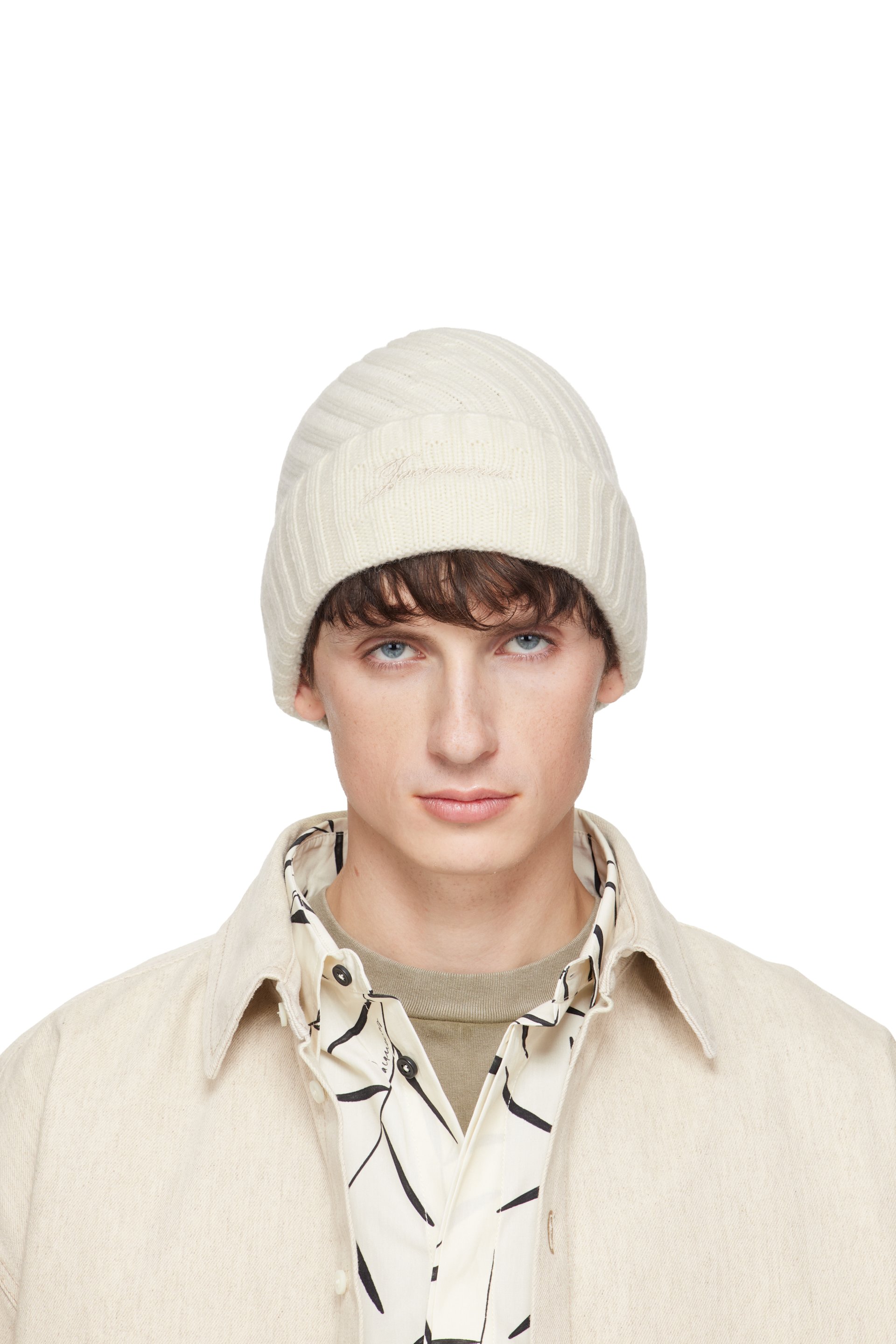 JACQUEMUS - Off-White 'The Tourni' Beanie