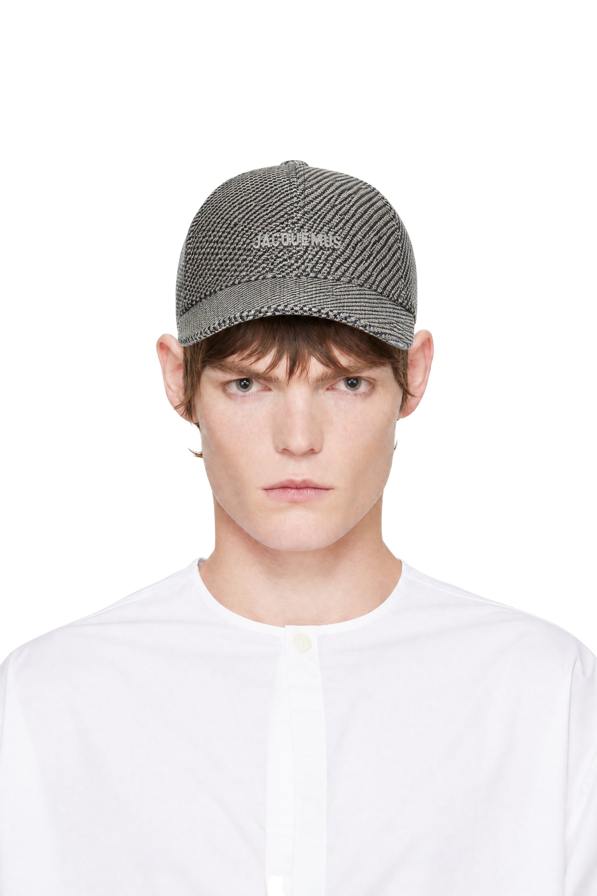 JACQUEMUS - Beige & Navy 'The Gadjo baseball' Cap