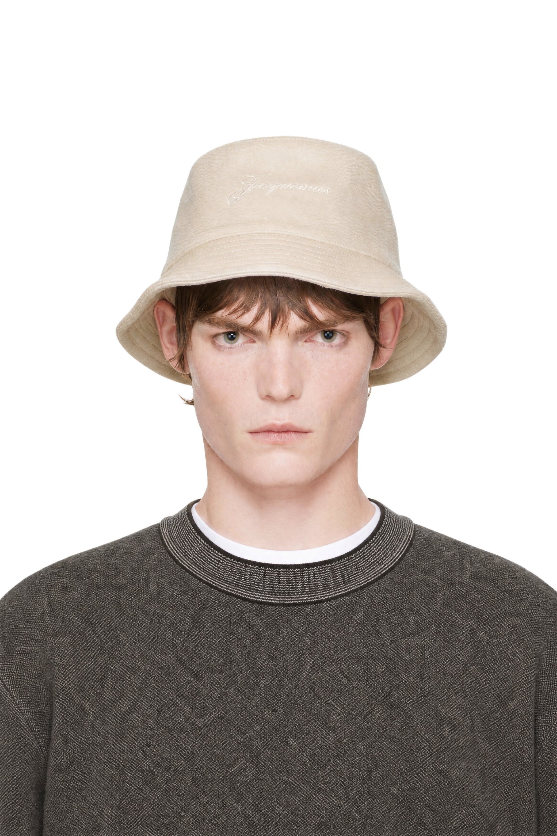 JACQUEMUS - Beige 'The Cachemiro' Bucket Hat