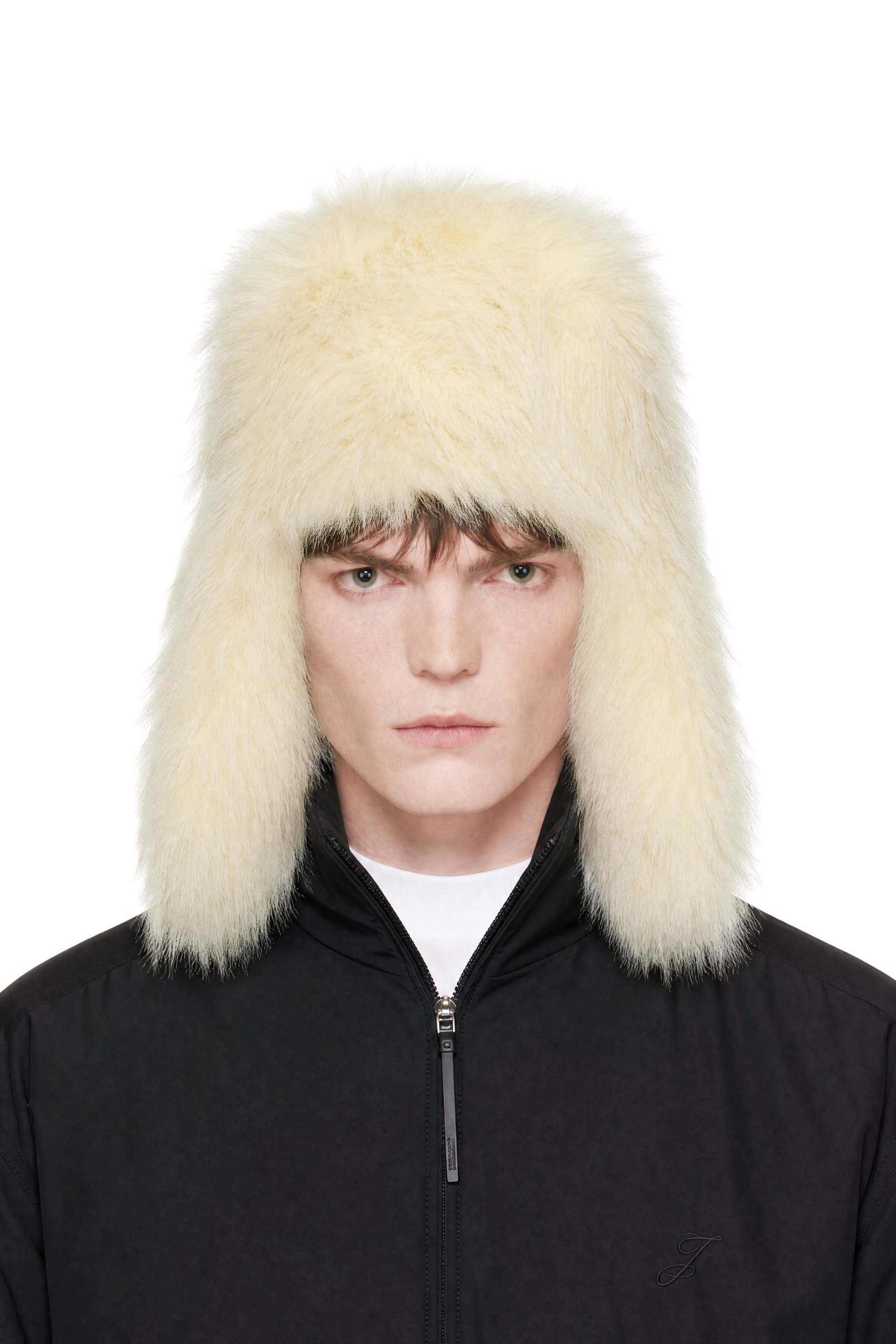 JACQUEMUS - Off-White 'La grande Chapka' Faux-Fur Hat