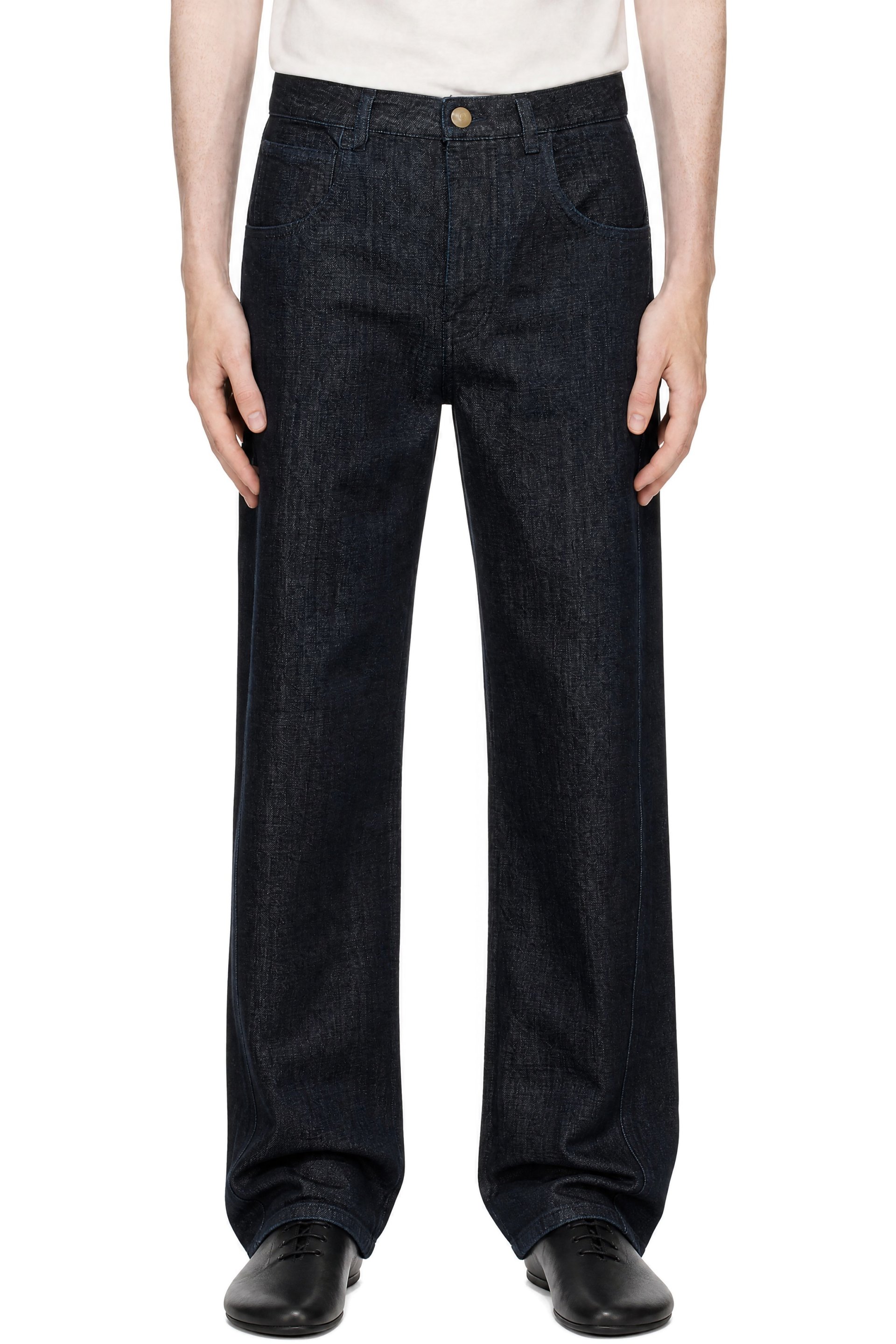 JACQUEMUS - Navy 'The Miranda De-Nimes' Jeans