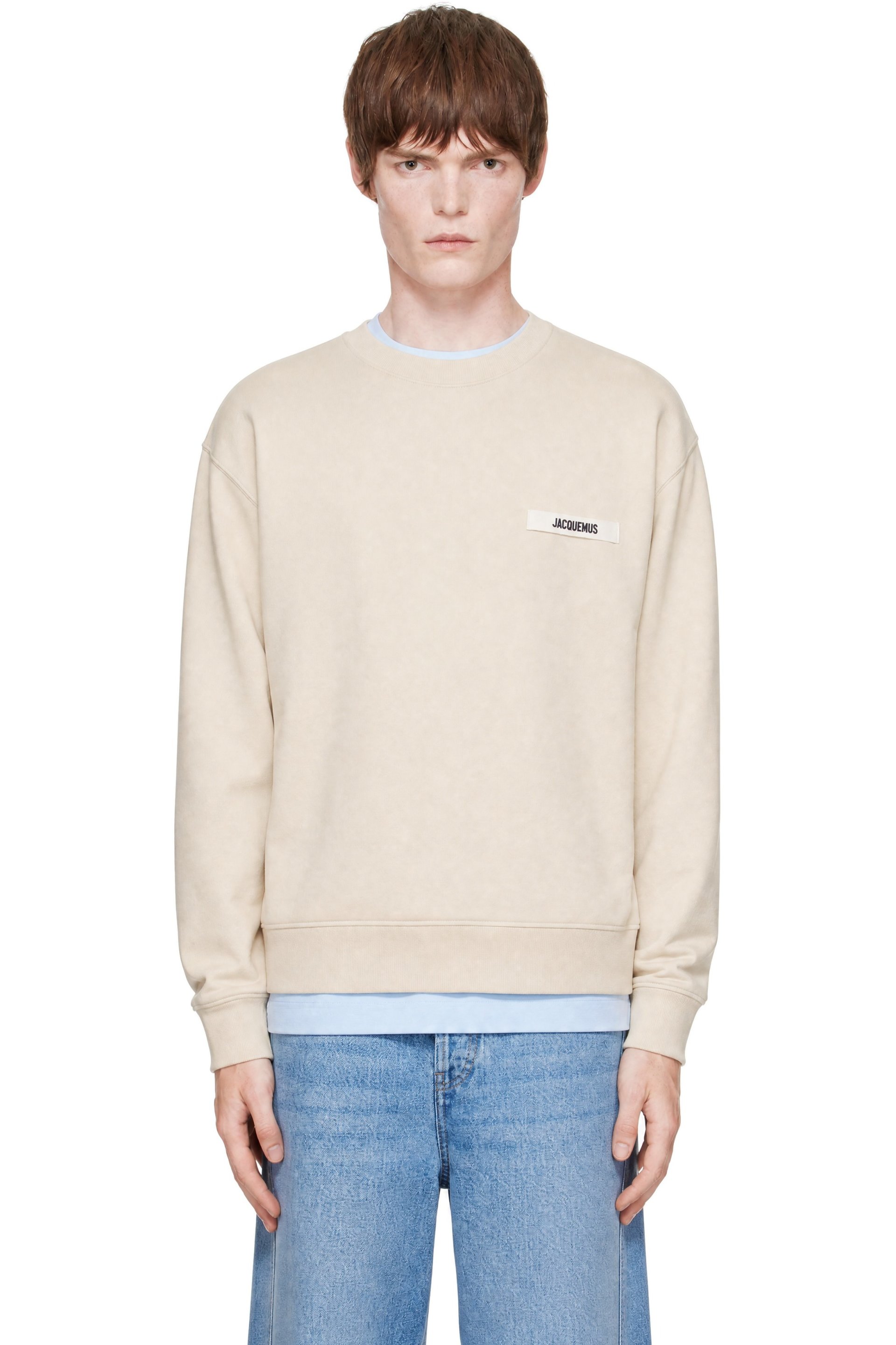 JACQUEMUS - Beige 'The Gros Grain' Sweatshirt