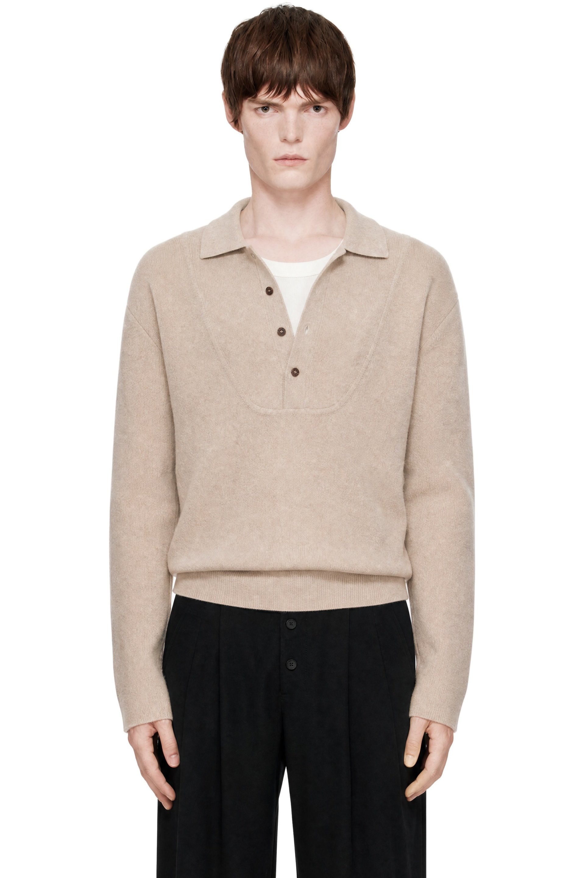 JACQUEMUS - Beige 'The Pallone' Polo