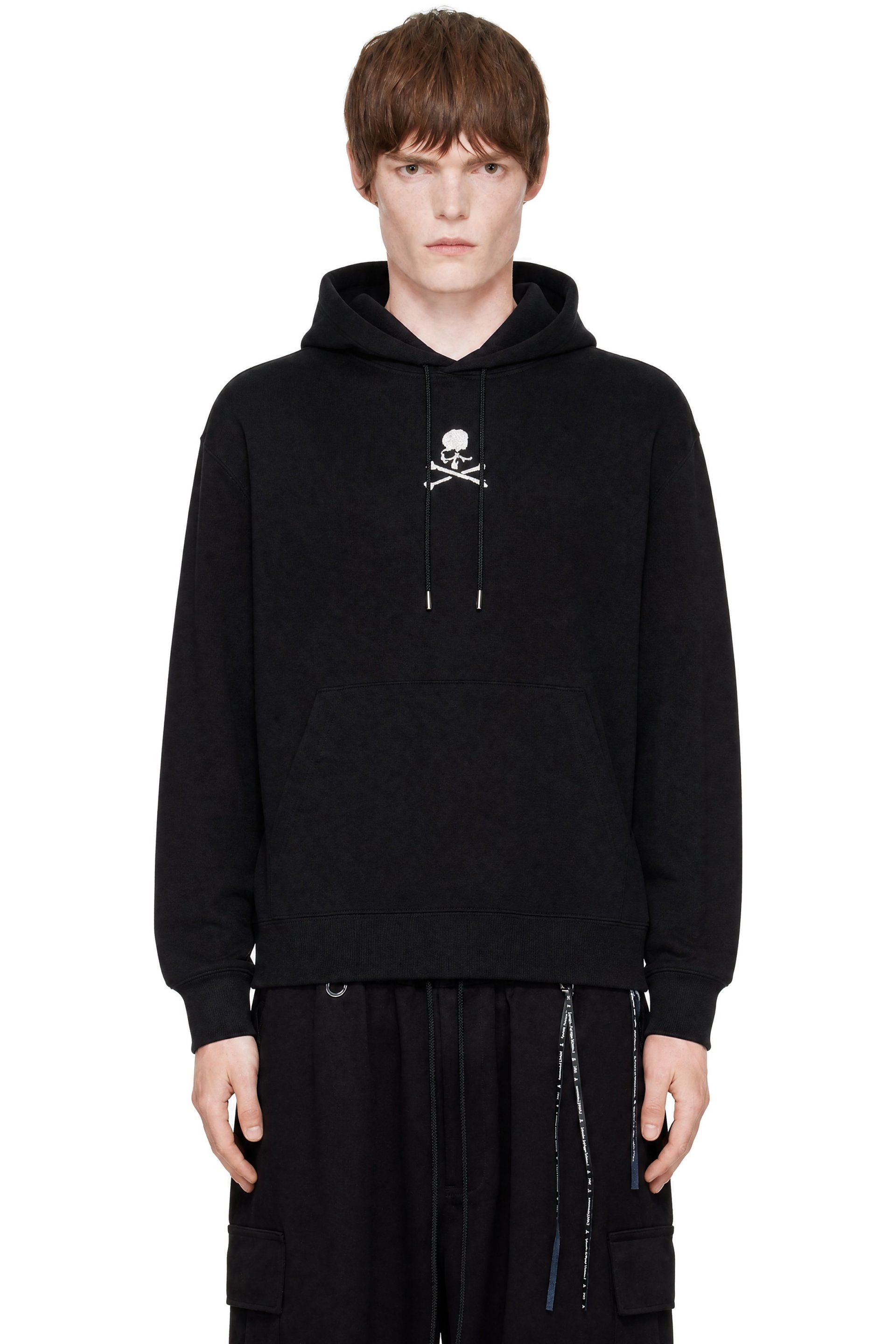 mastermind JAPAN - Black Loopwheel Hoodie