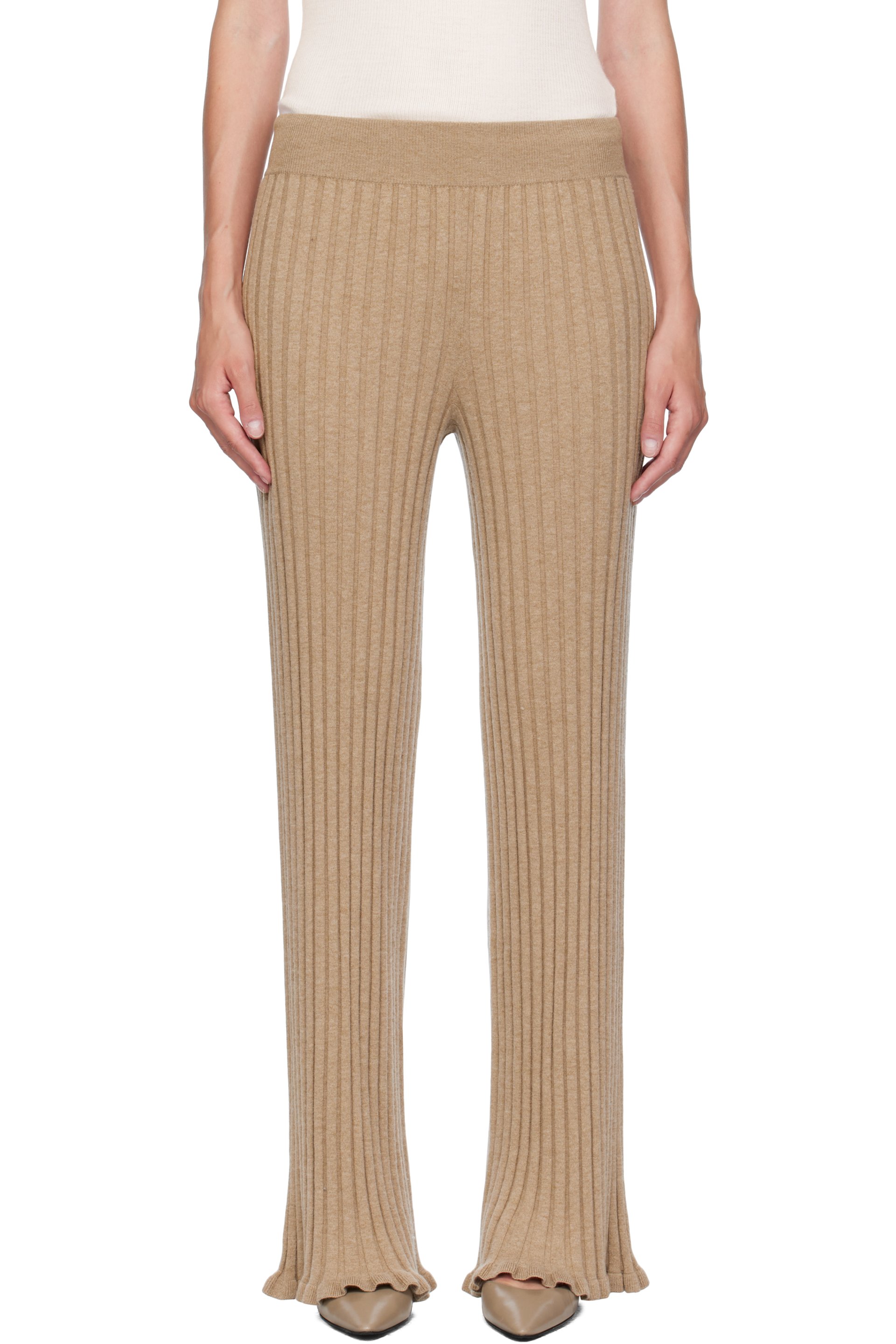 LISA YANG - Pantalon Eveline beige