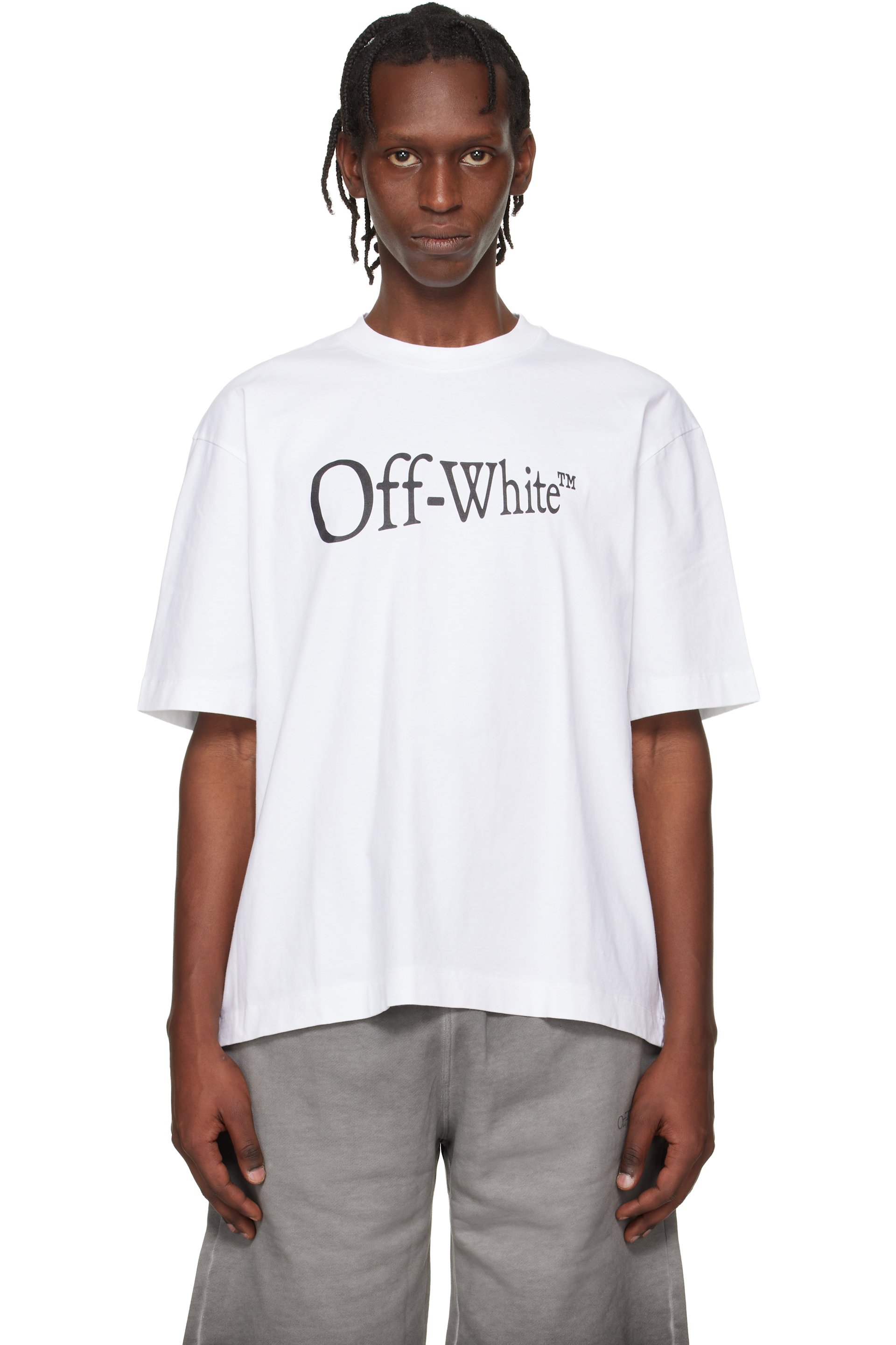 Off-White - White Run Arrow Skate T-shirt