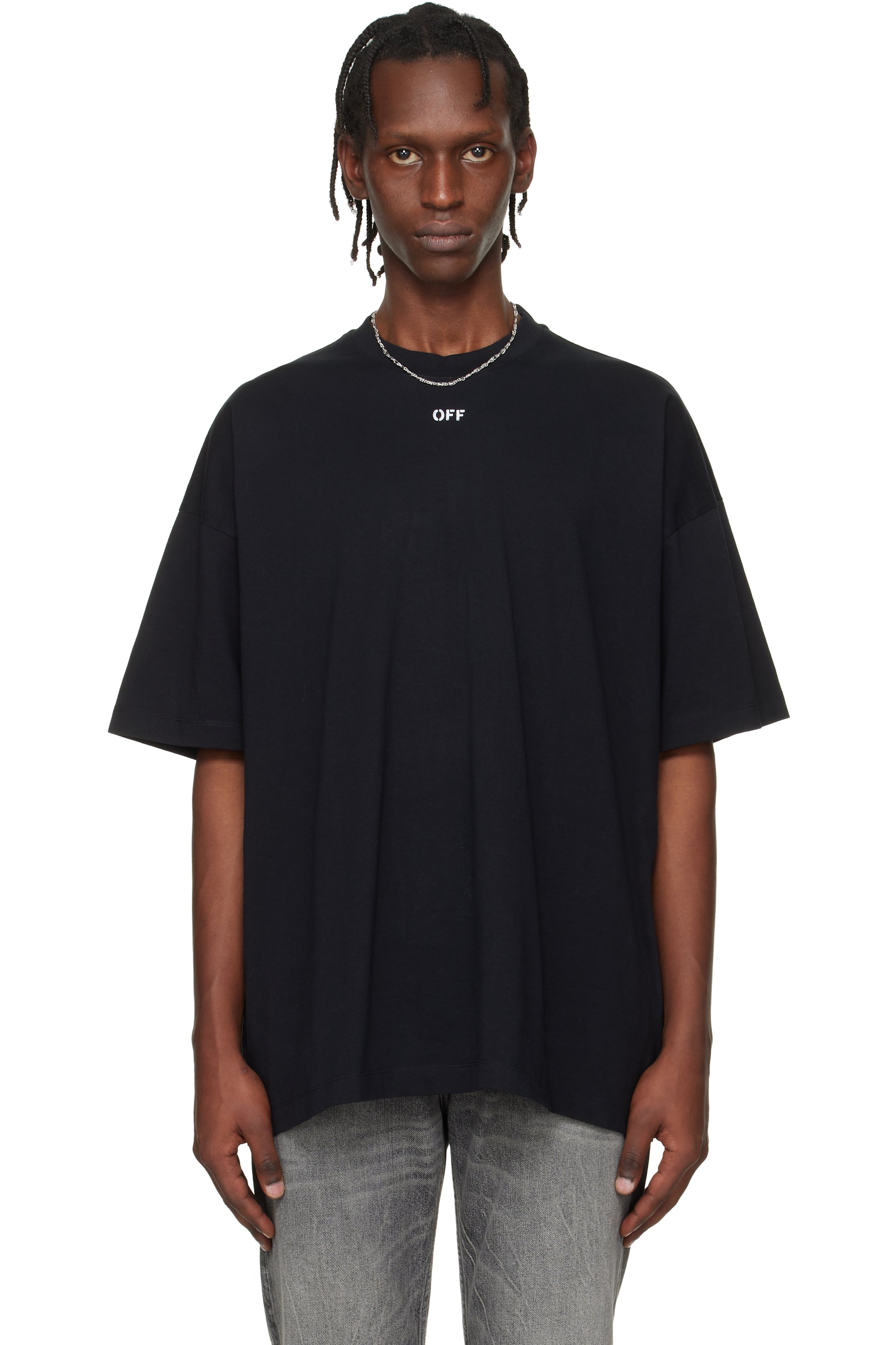 Off-White - Black Dots Logo Over T-shirt