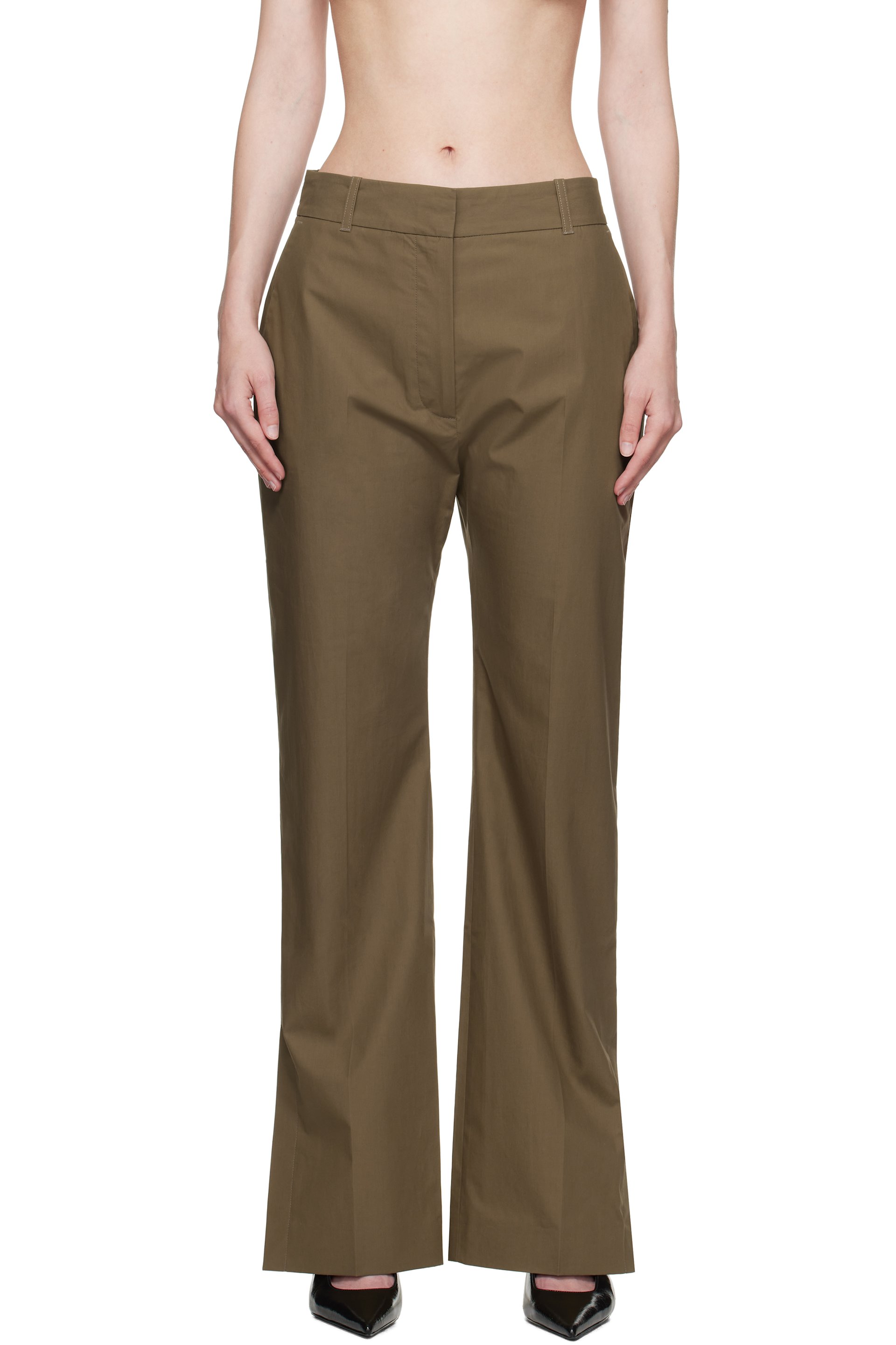 Studio Nicholson - Pantalon Mitra taupe