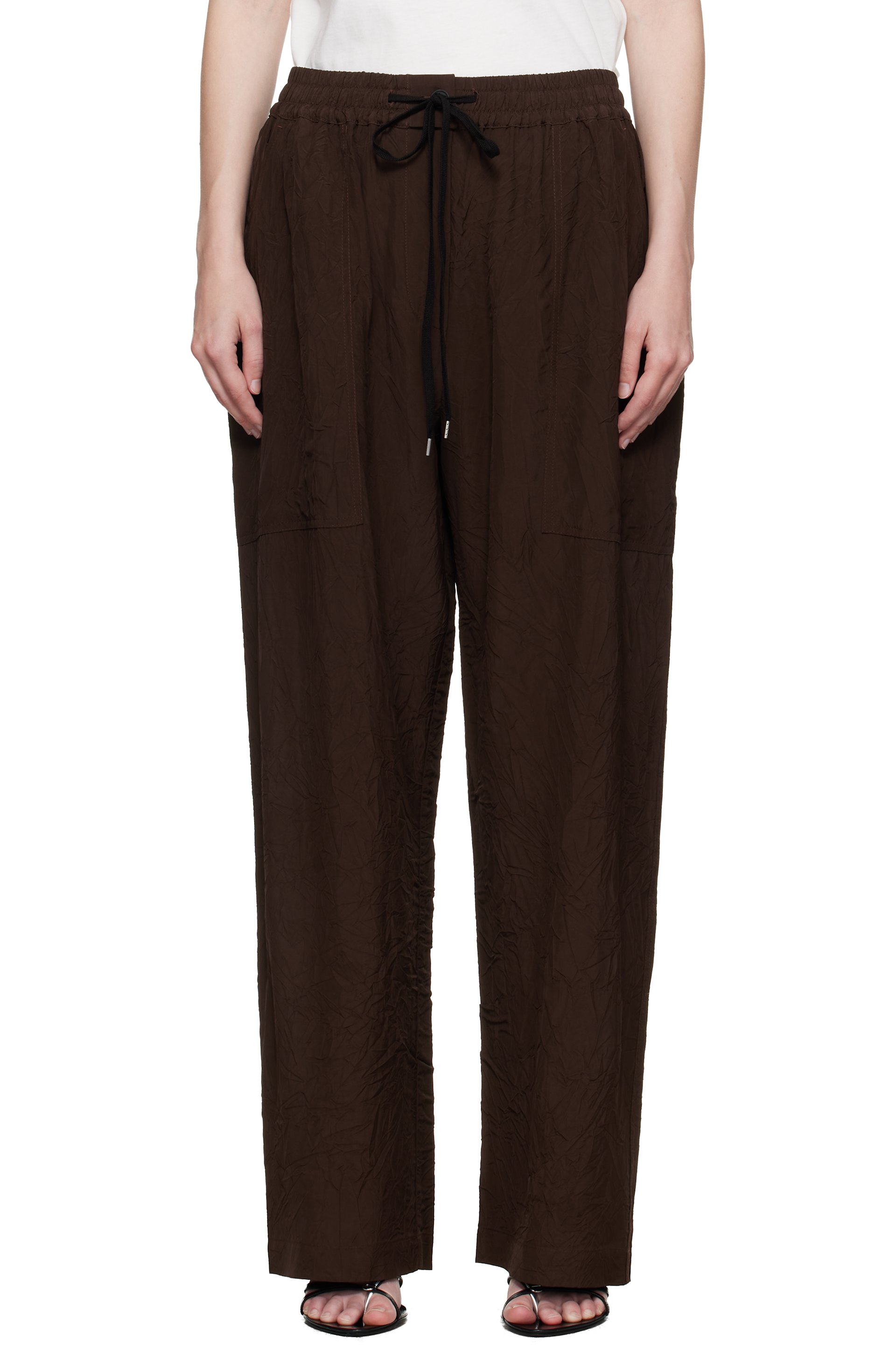 Studio Nicholson - Pantalon Capel brun