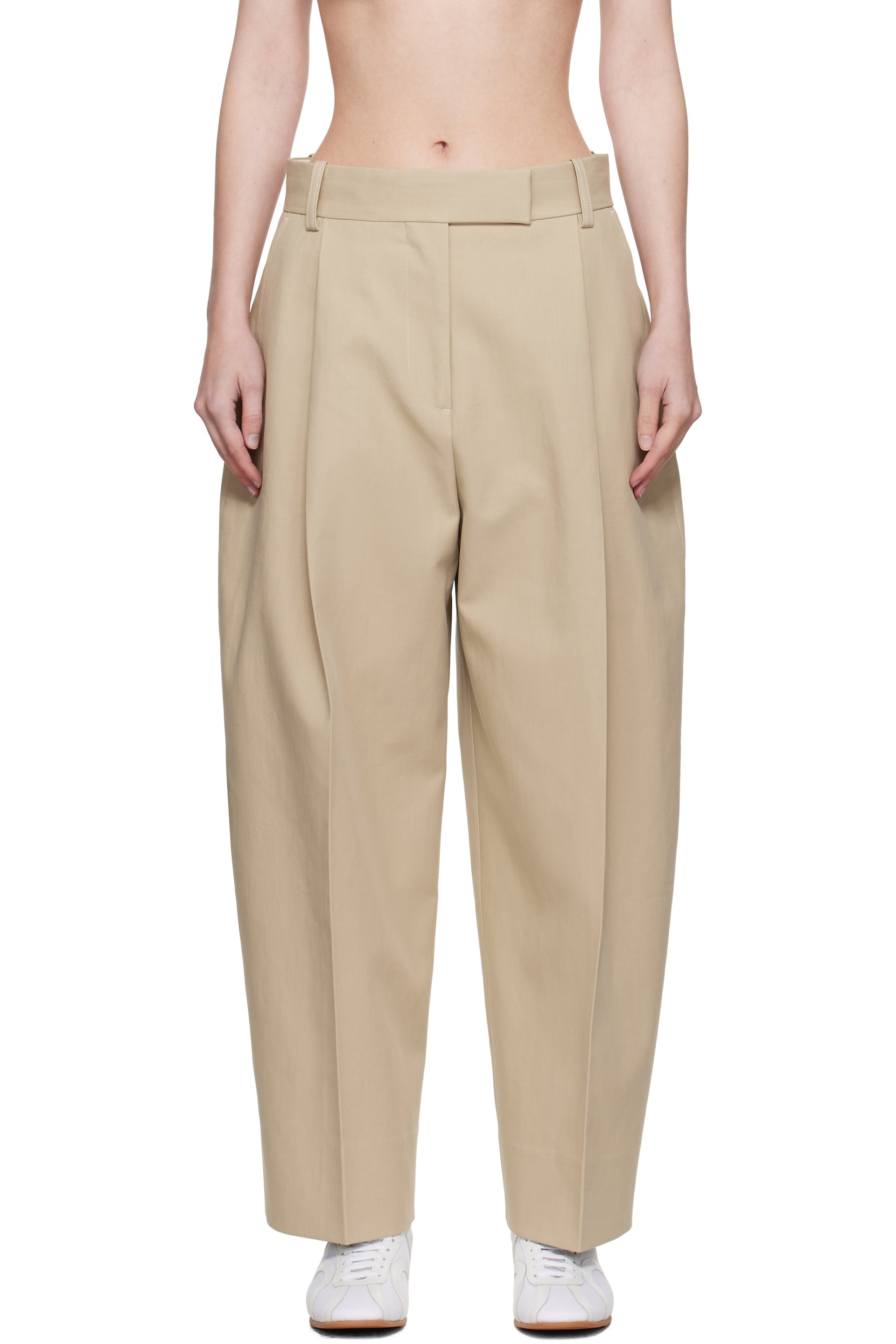 Studio Nicholson - Beige Nasser Trousers