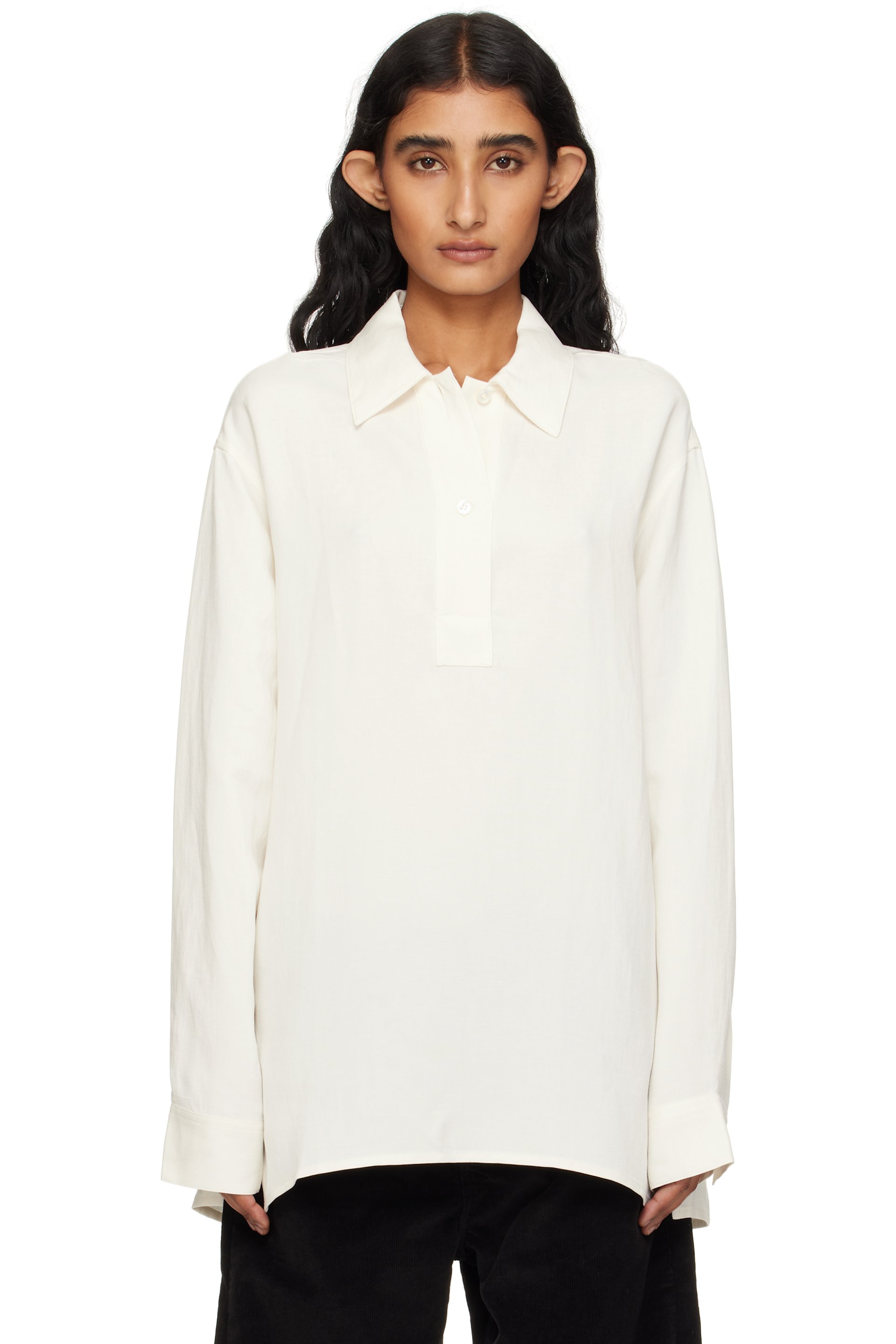 Studio Nicholson - Beige Pinole Shirt