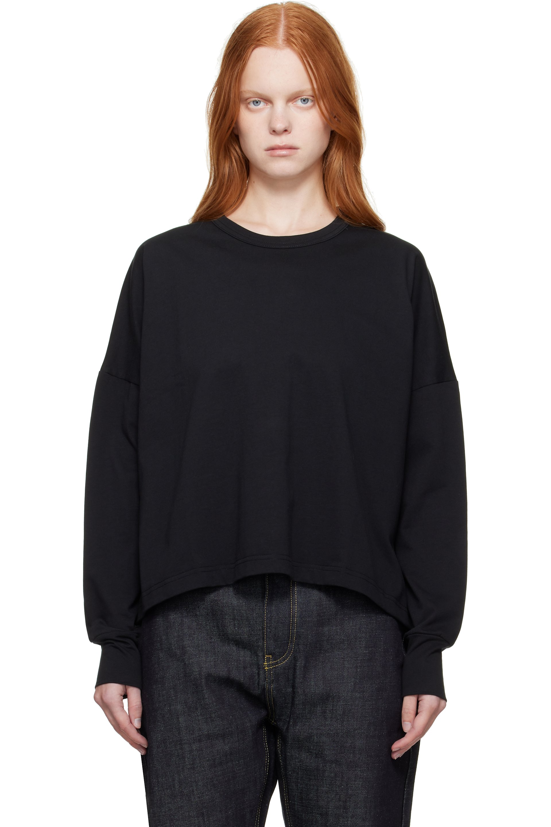 Studio Nicholson - Black Loop Long Sleeve T-shirt