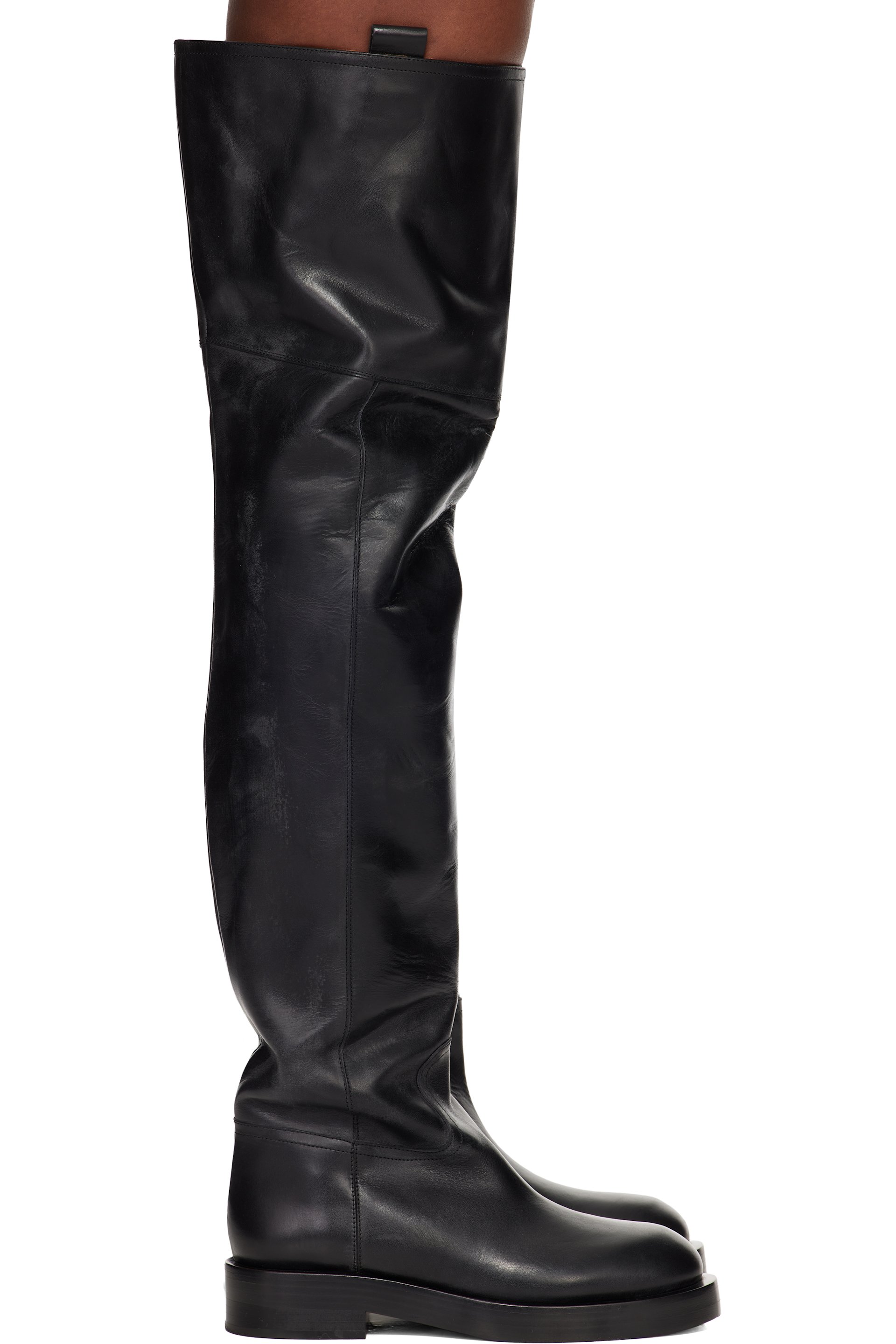 Paris Texas - Bottes cuissardes Napa noires