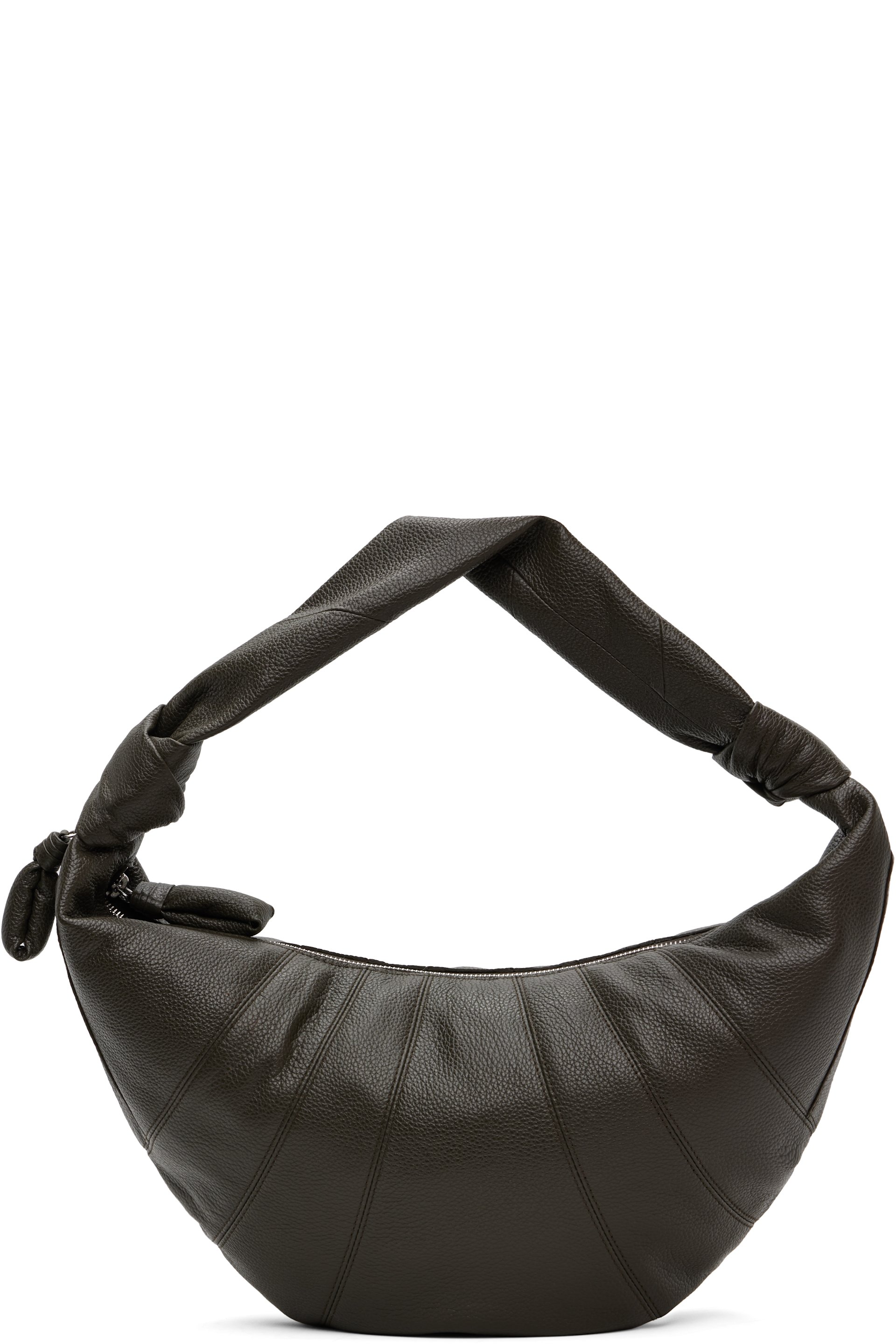 LEMAIRE - Sac Fortune Croissant brun