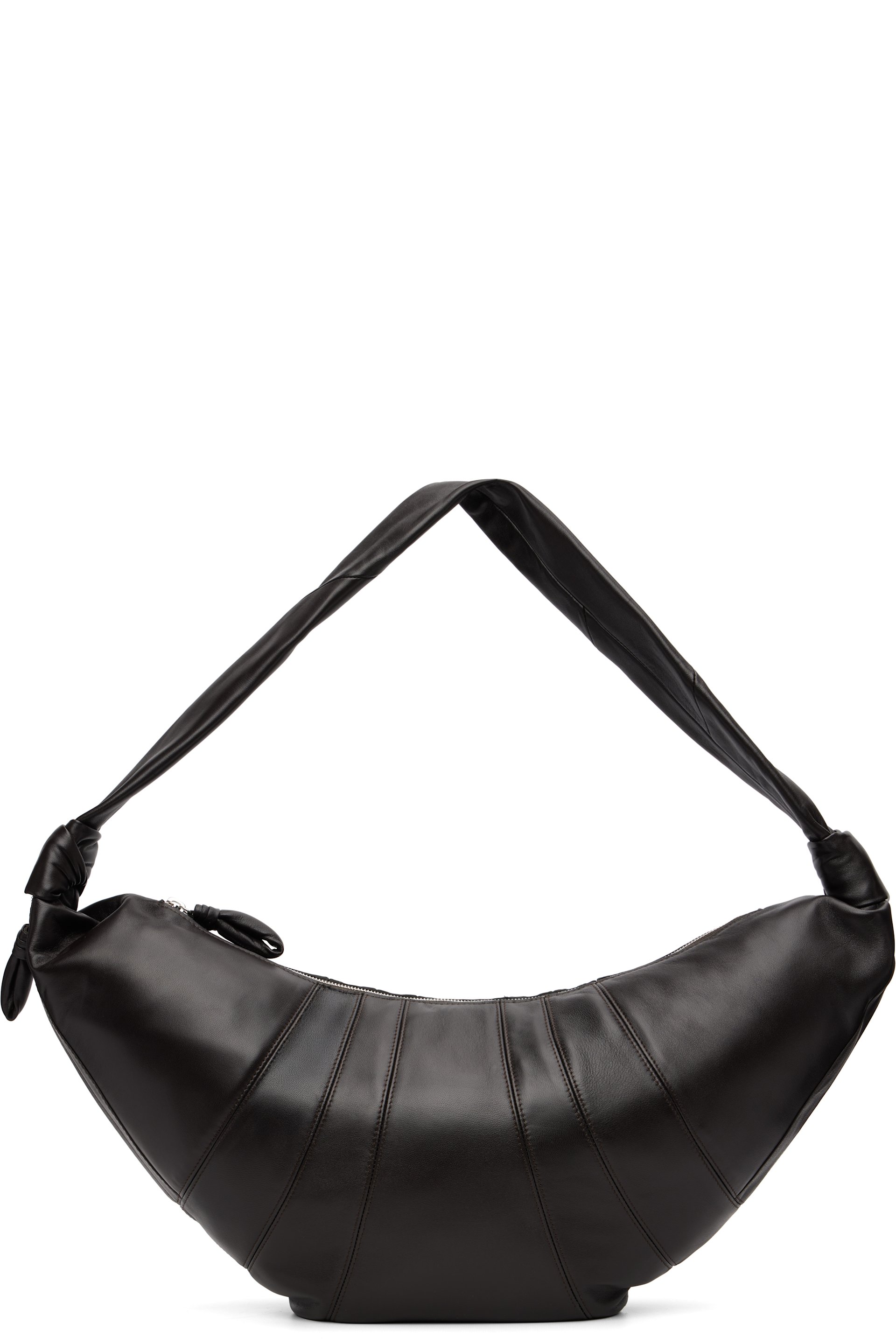 LEMAIRE - Grand sac Croissant brun