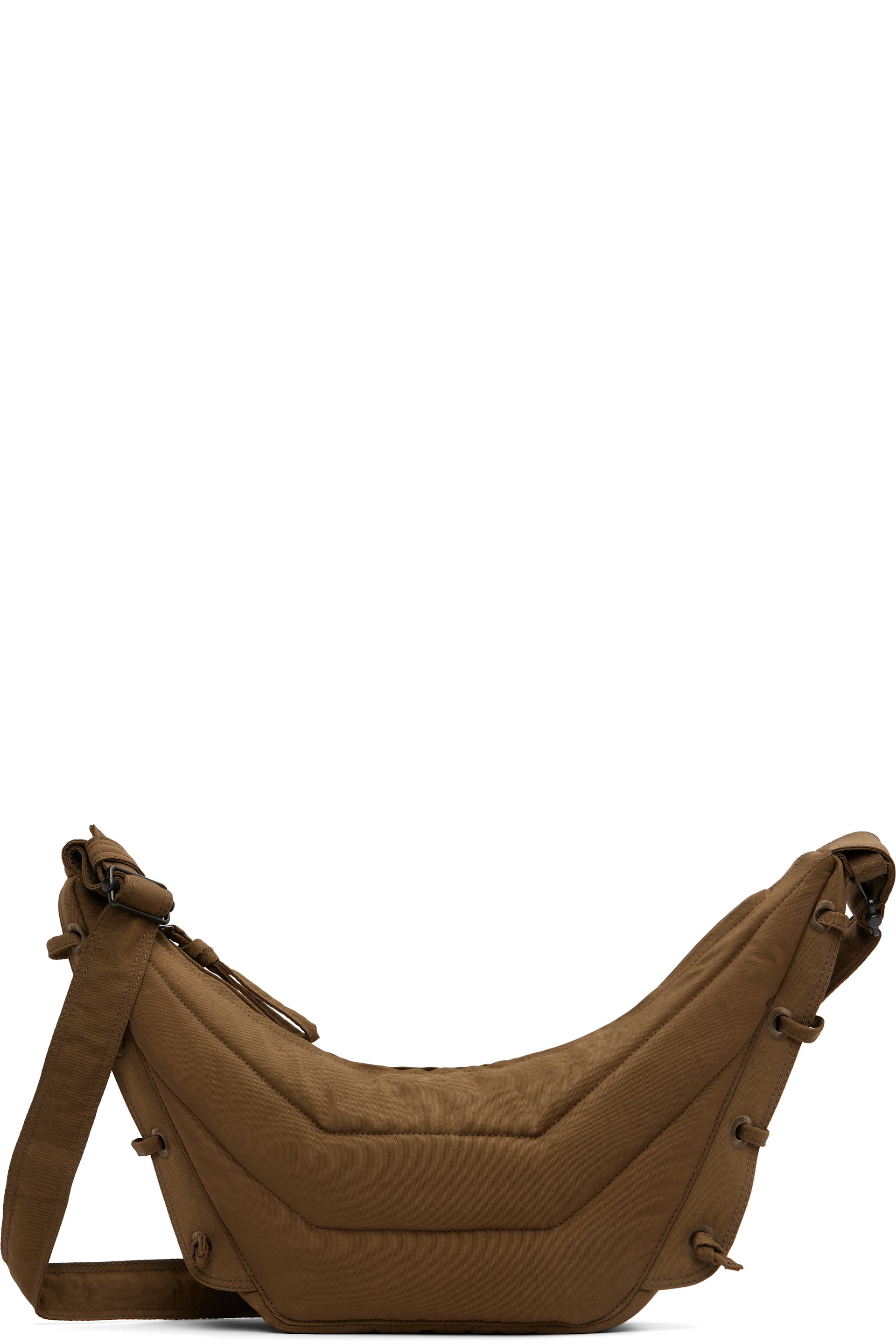LEMAIRE - Petit sac Soft Game brun clair