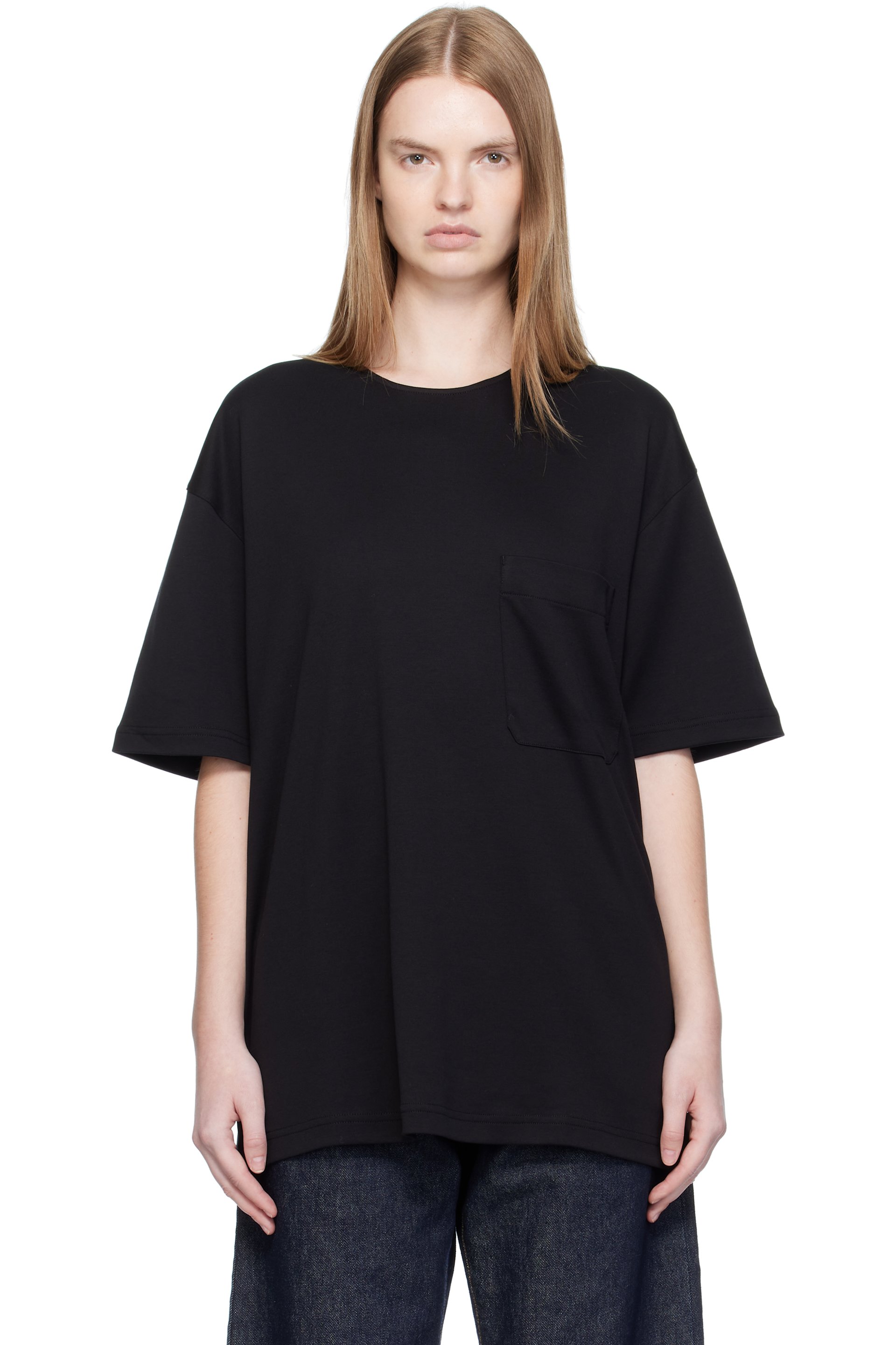 LEMAIRE - T-shirt décontracté noir