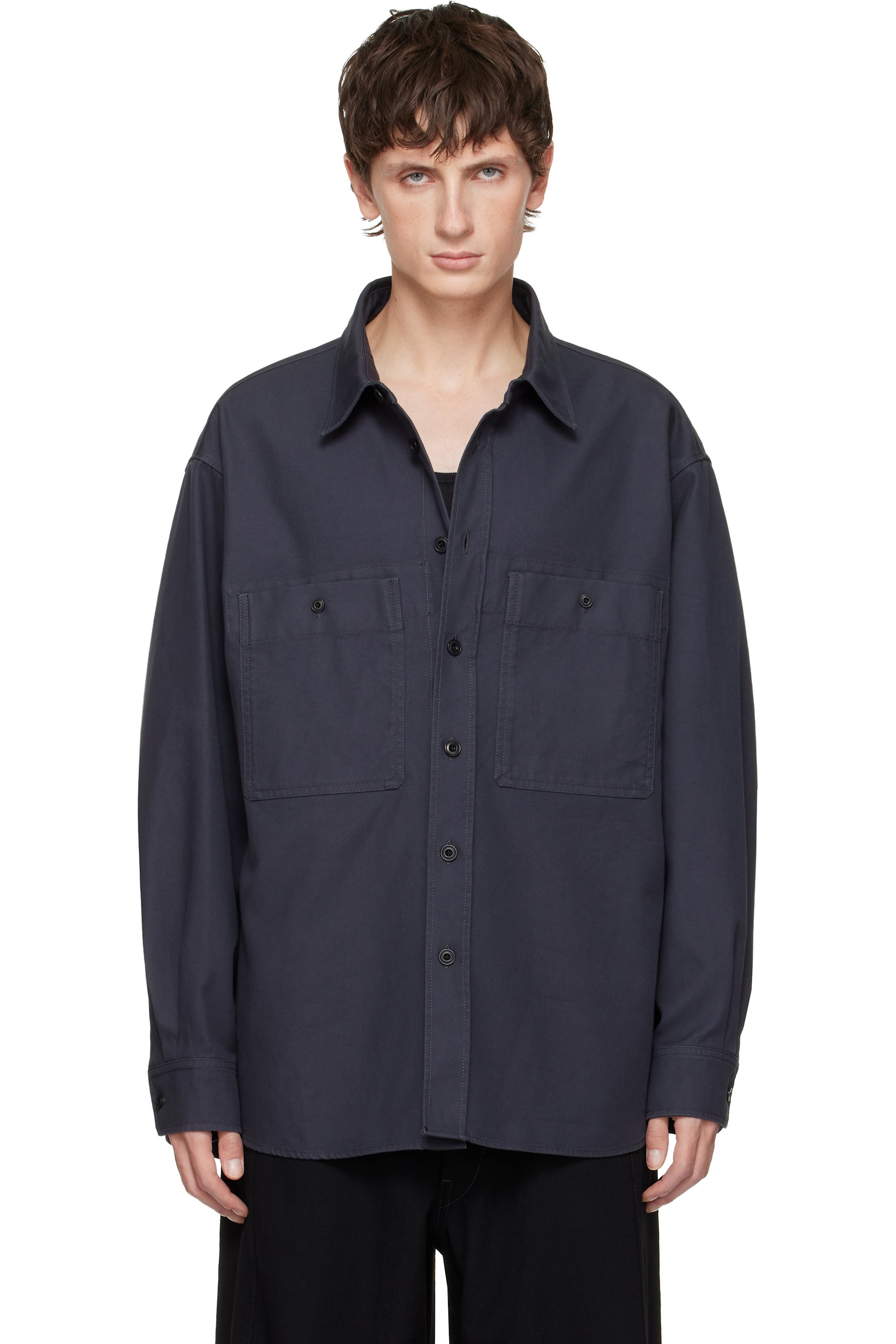 LEMAIRE - Navy Utility Shirt
