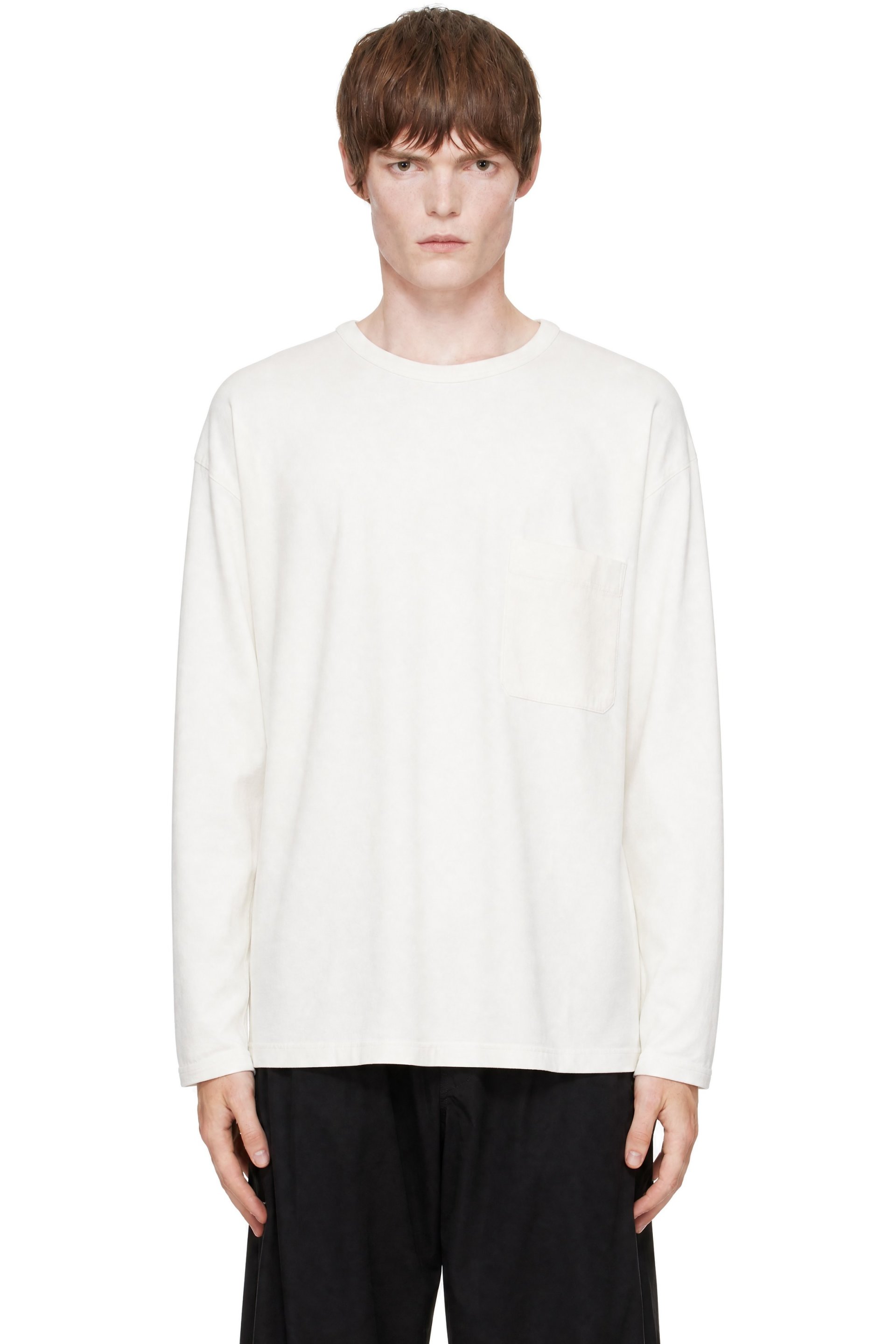 LEMAIRE - White Long Sleeve T-shirt