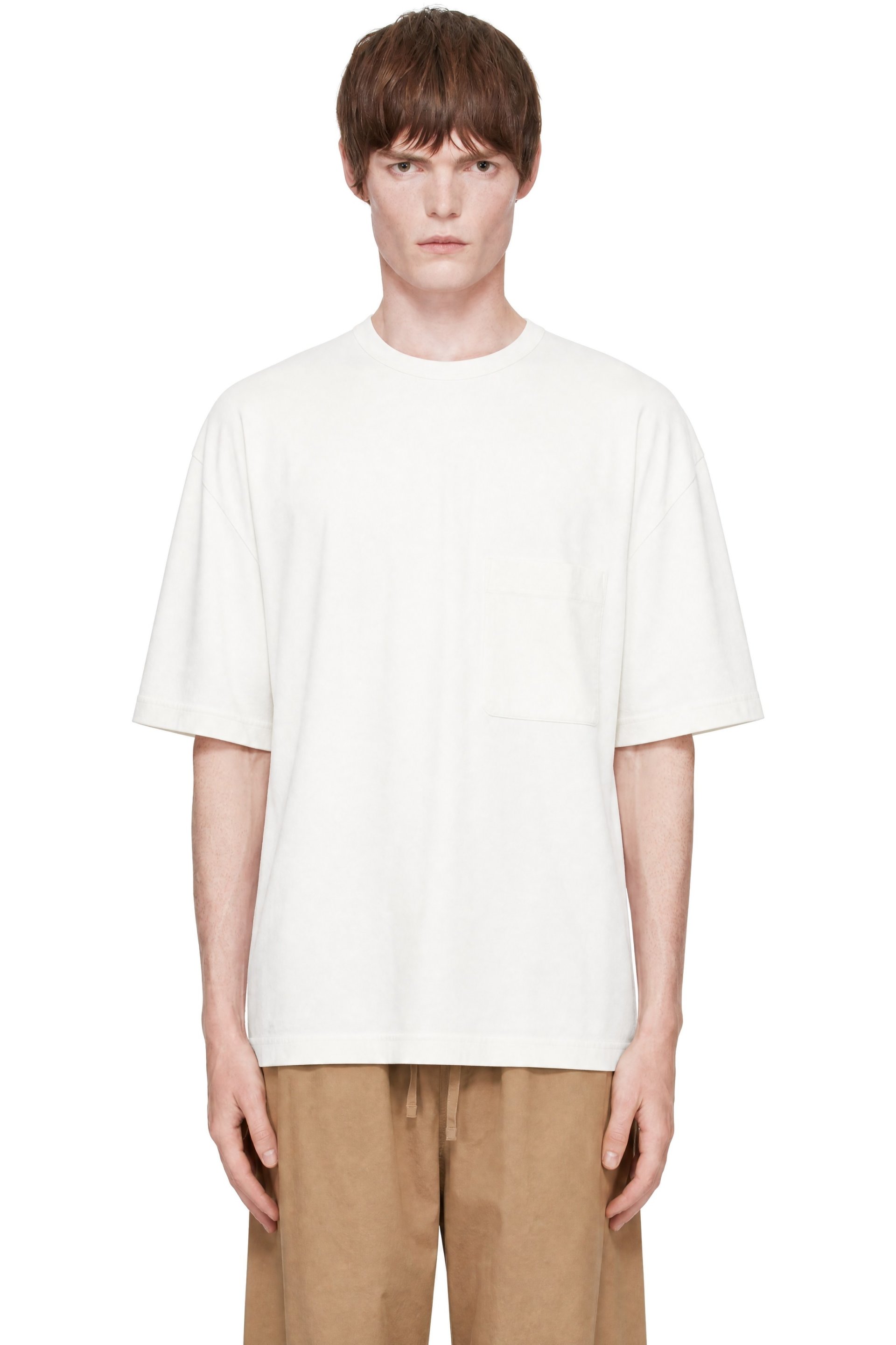 LEMAIRE - Off-White Short Sleeve T-shirt
