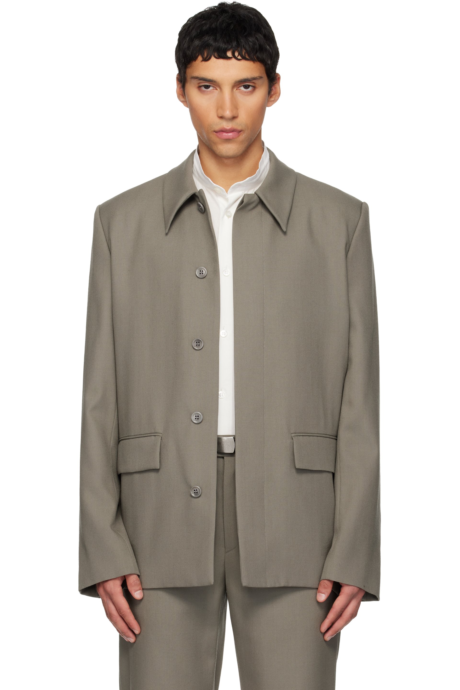 Rier - Gray Wool Jacket