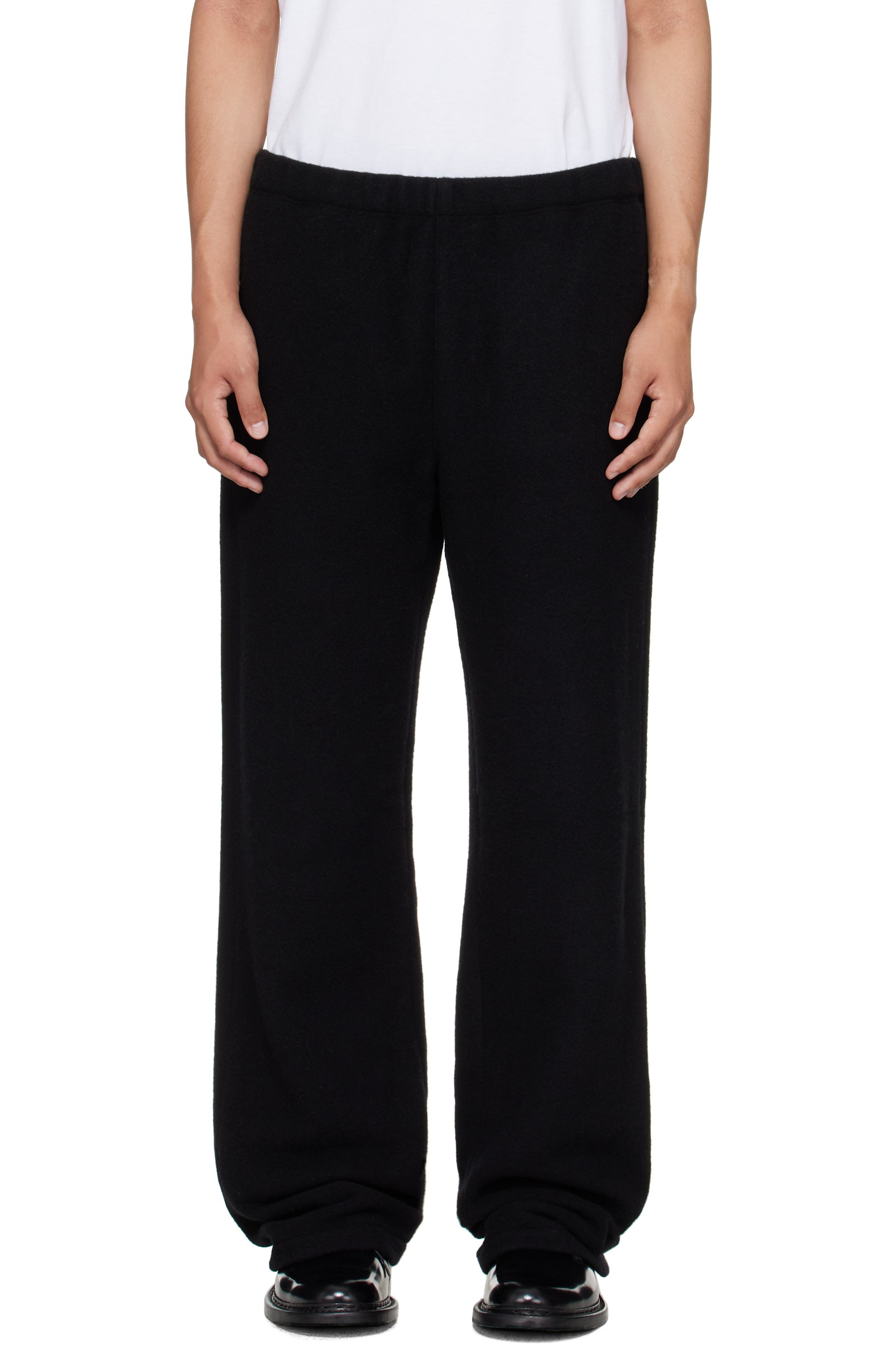 Rier - Black Fleece Trousers