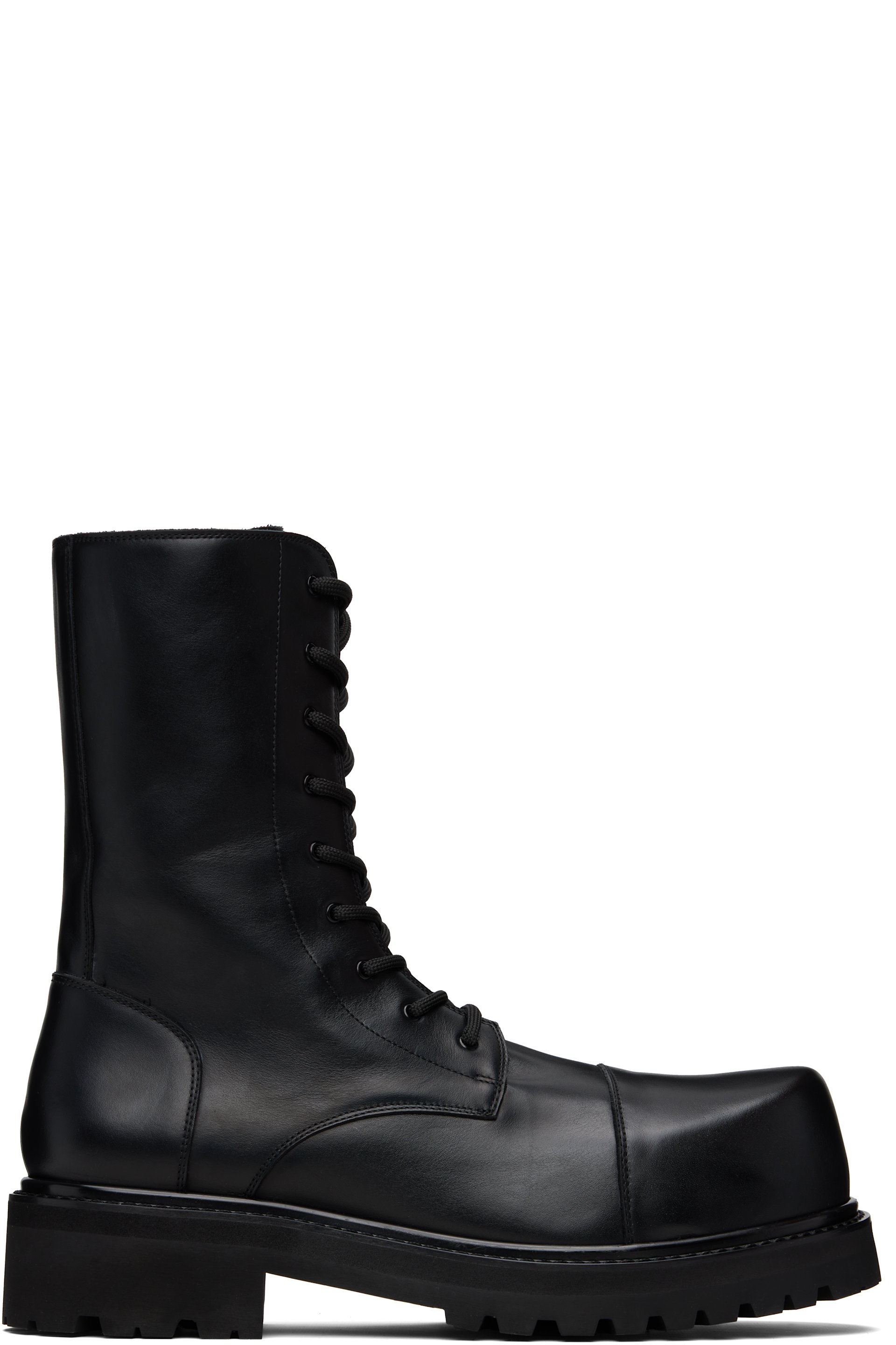 VETEMENTS - Black Stomp Compact Boots