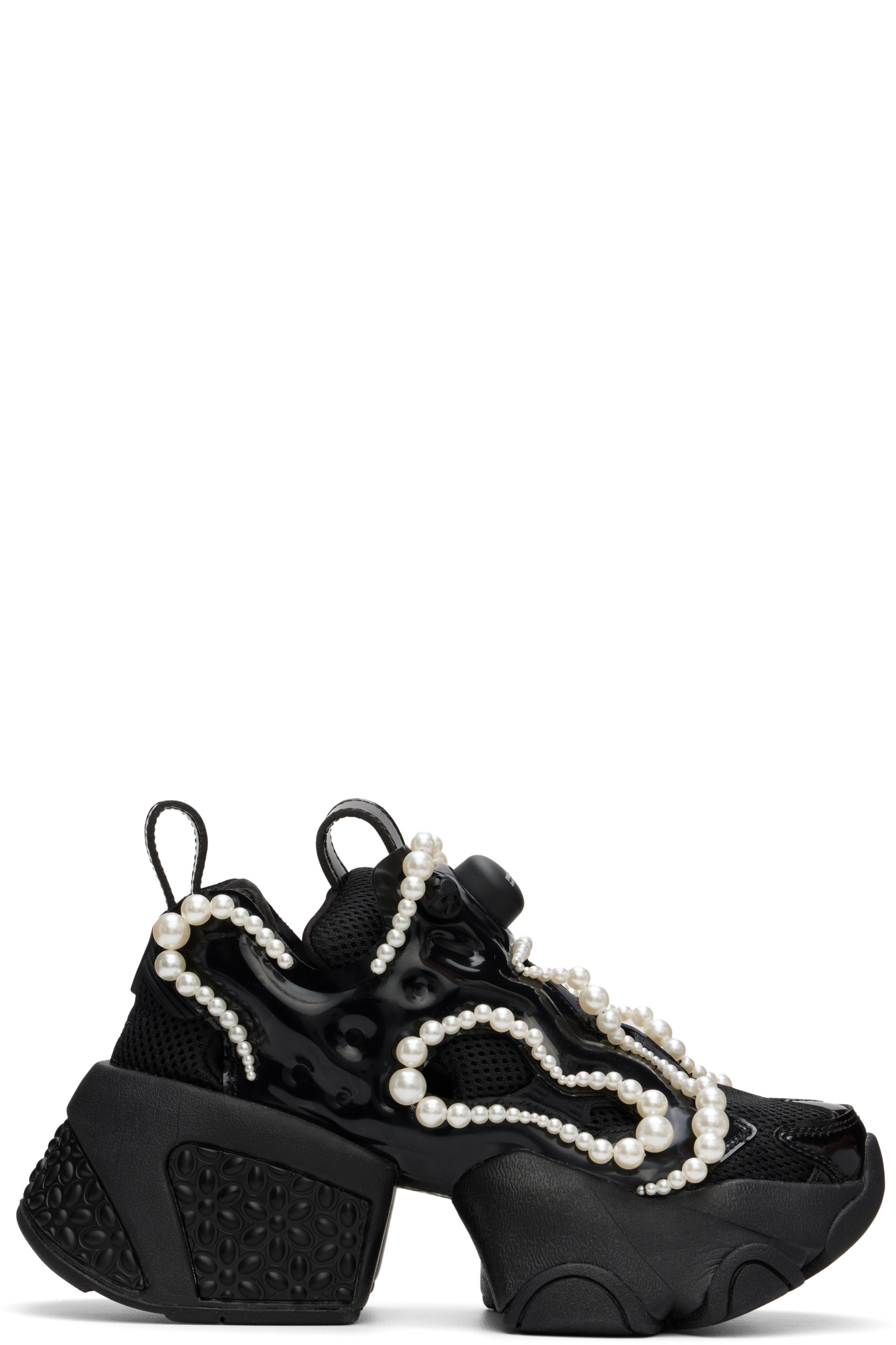 Noir Kei Ninomiya - Black Reebok Edition Flying Pearl Pump Fury Sneakers