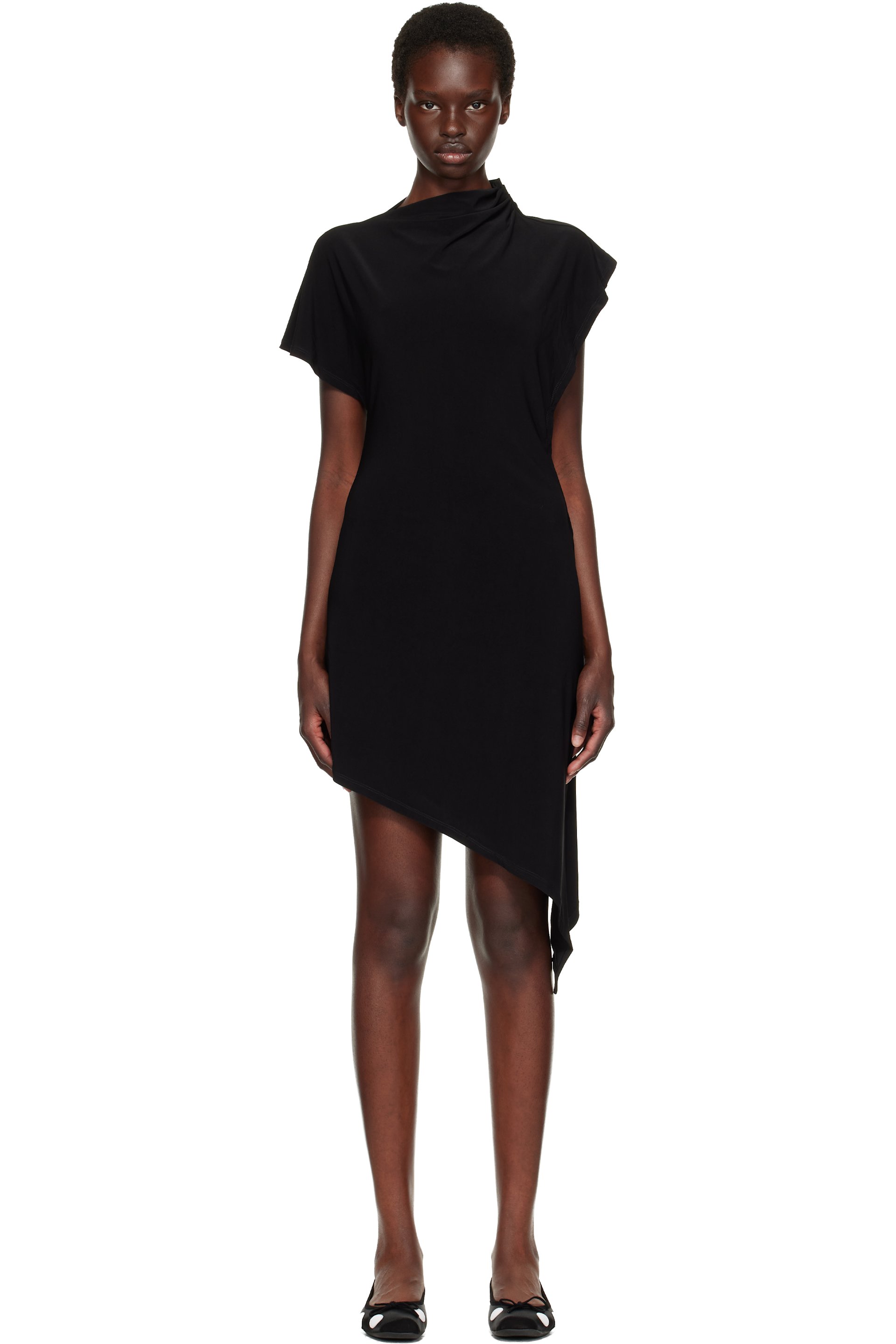 Sandy Liang - Black Sonar Minidress