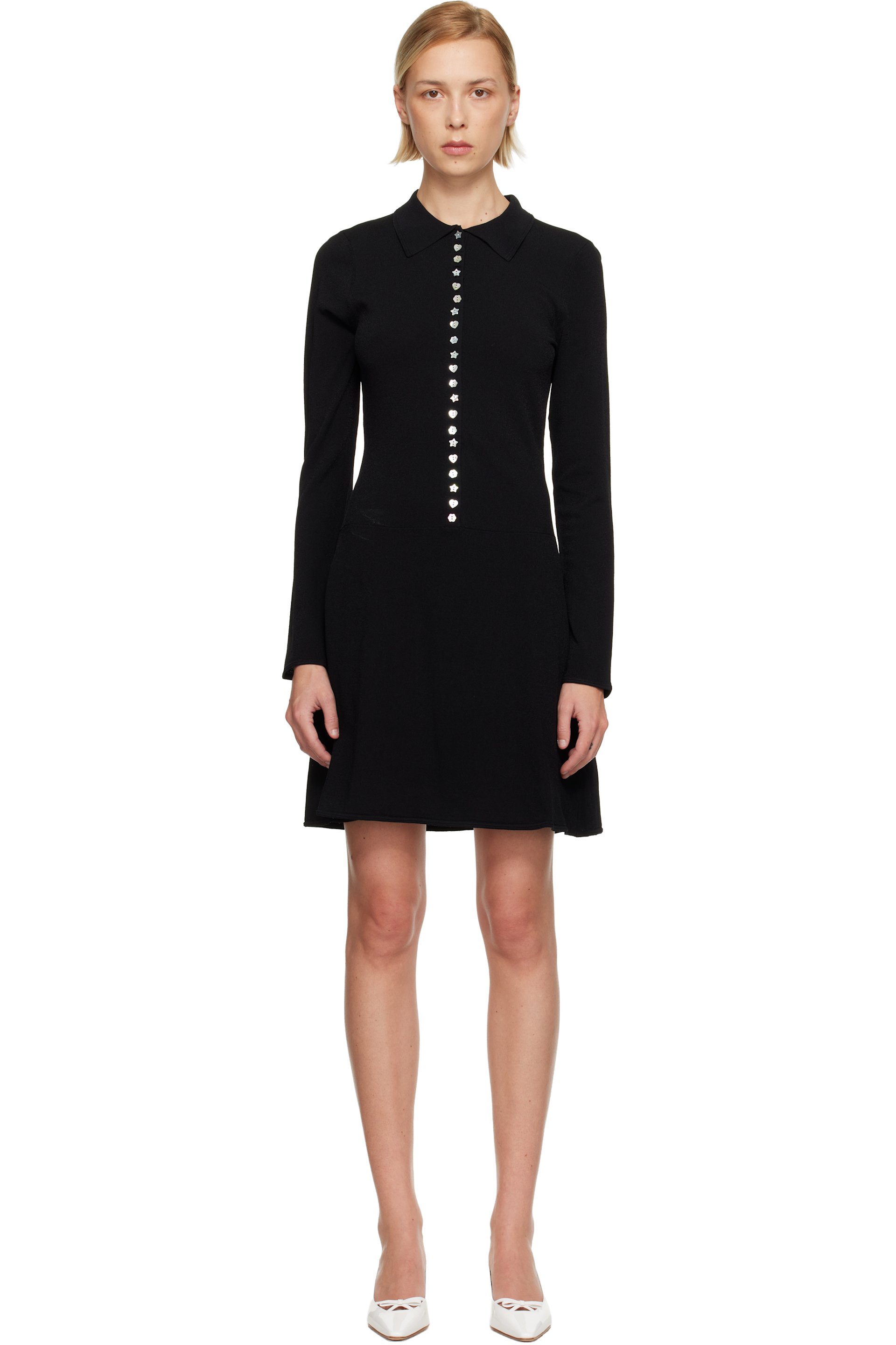 Sandy Liang - Robe midi Lori grise