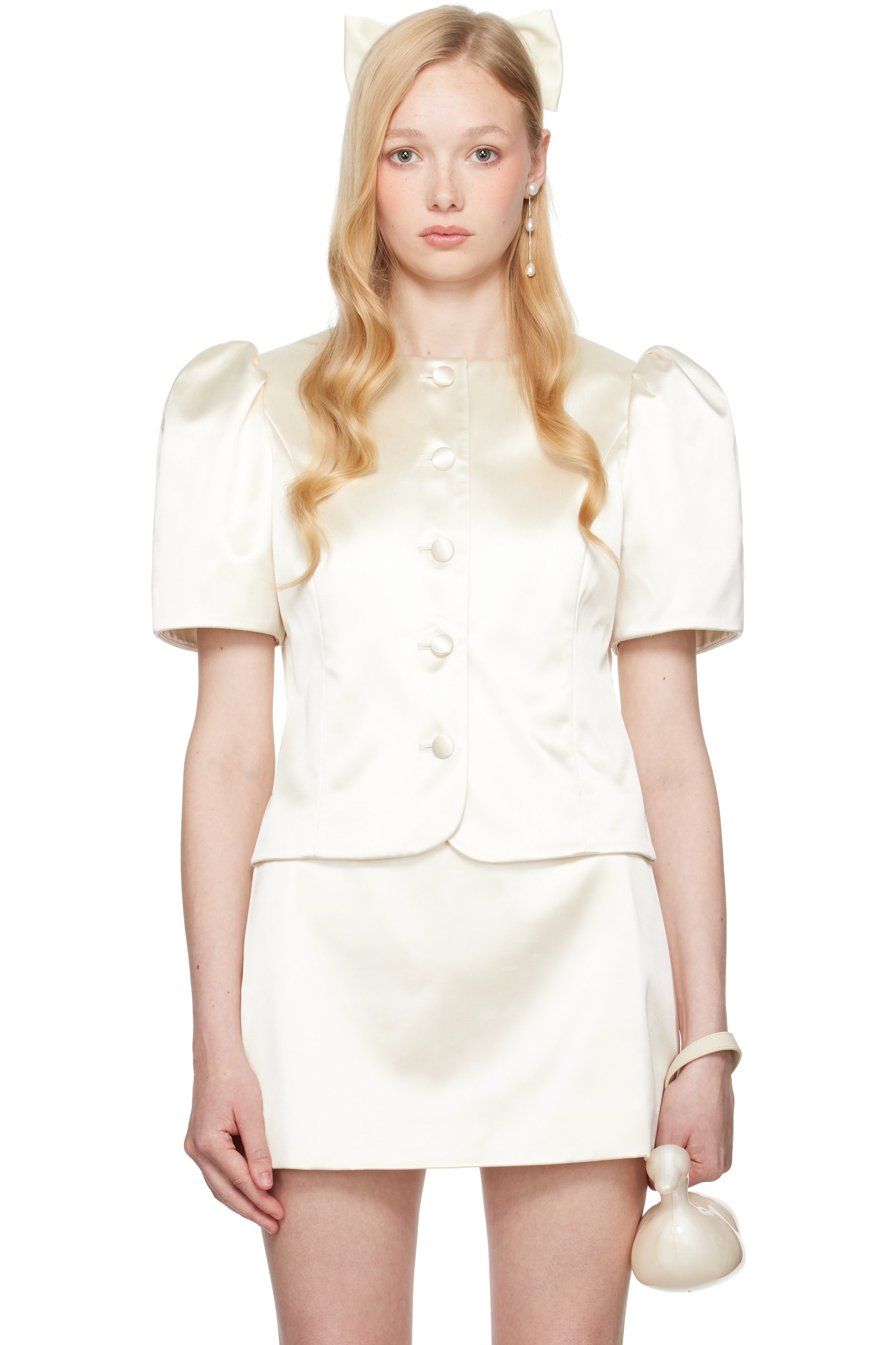 Sandy Liang - Blouson Bonny exclusif à SSENSE - Mariage