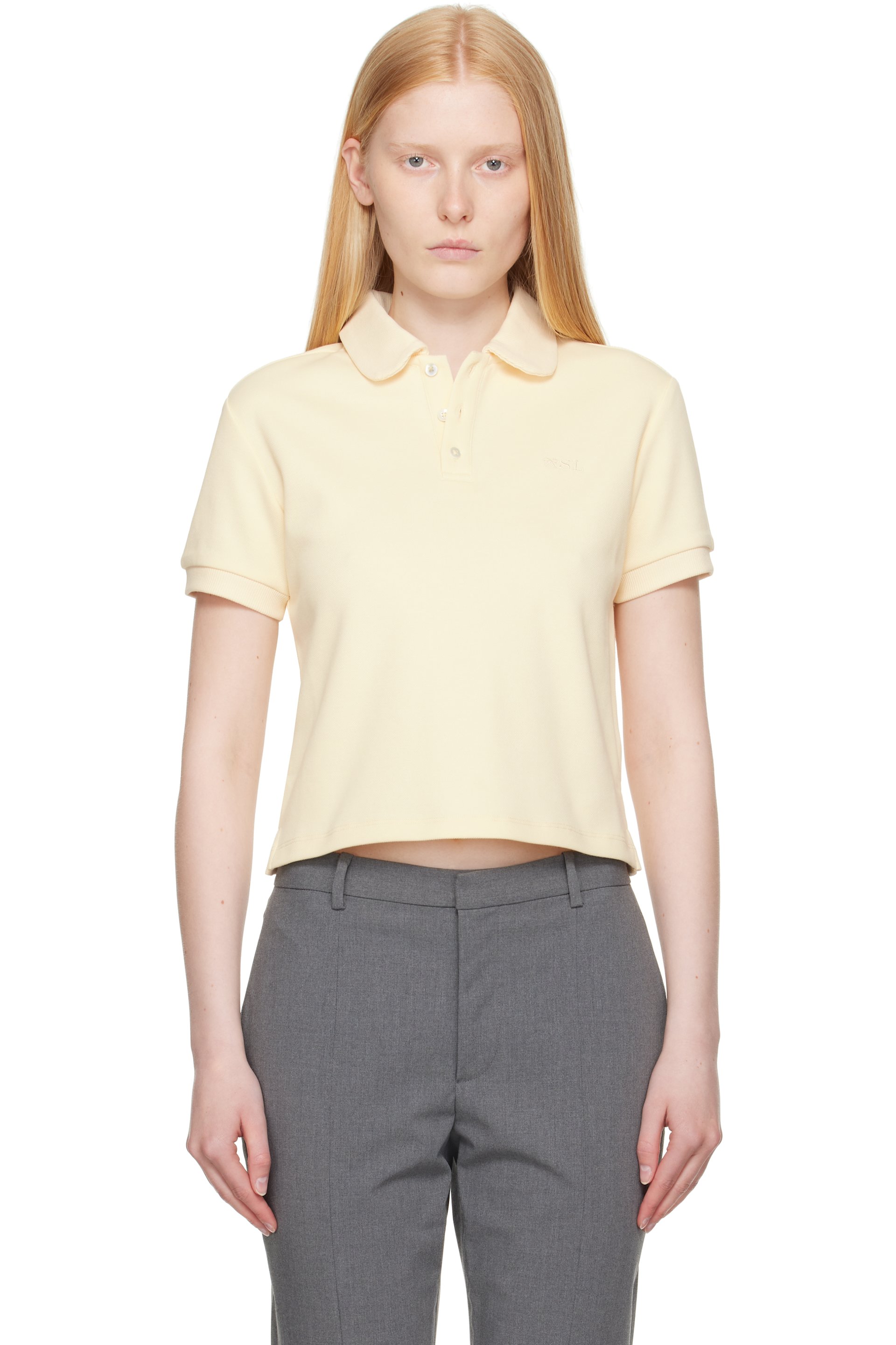 Sandy Liang - Polo Louise jaune