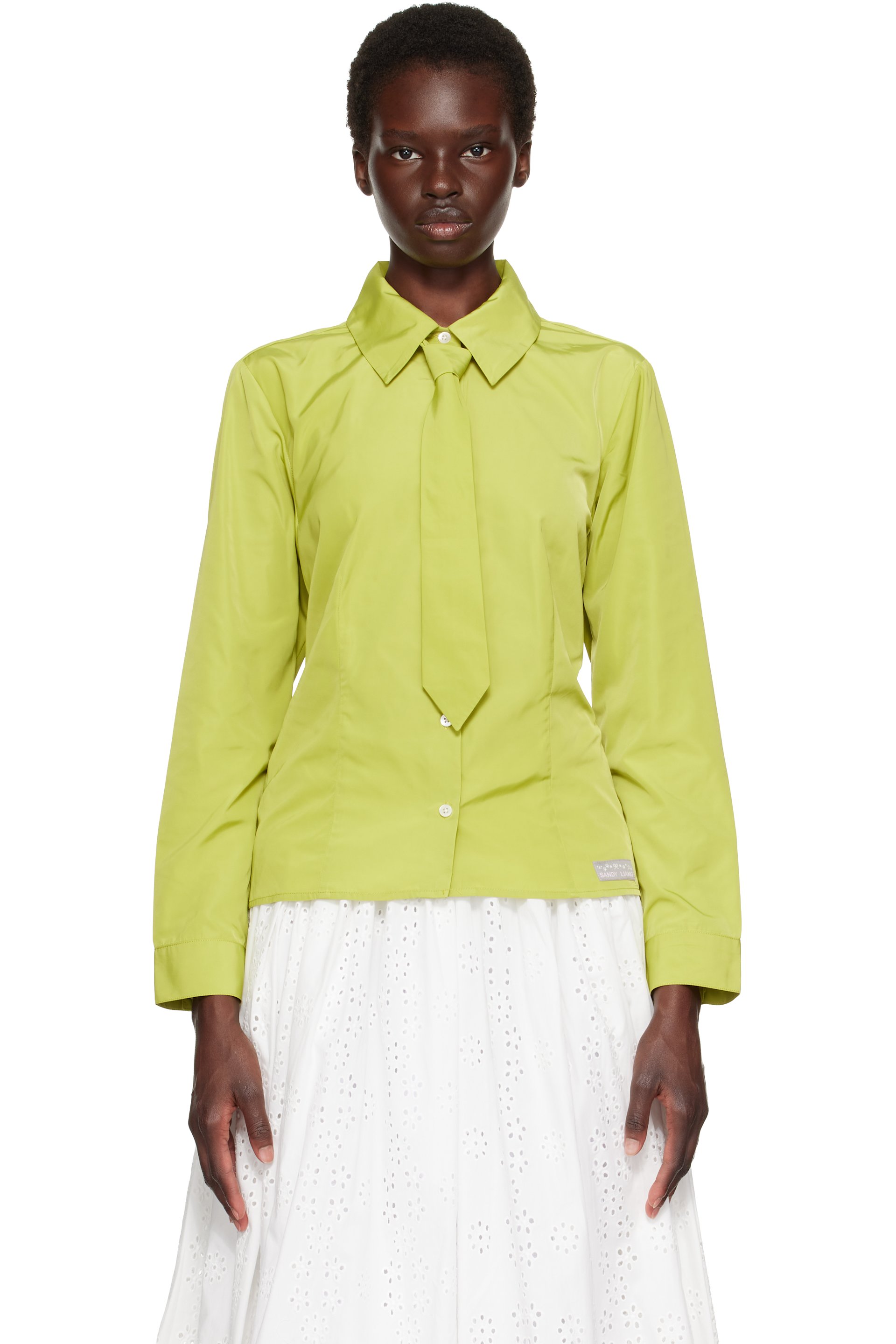 Sandy Liang - Green Levi Shirt