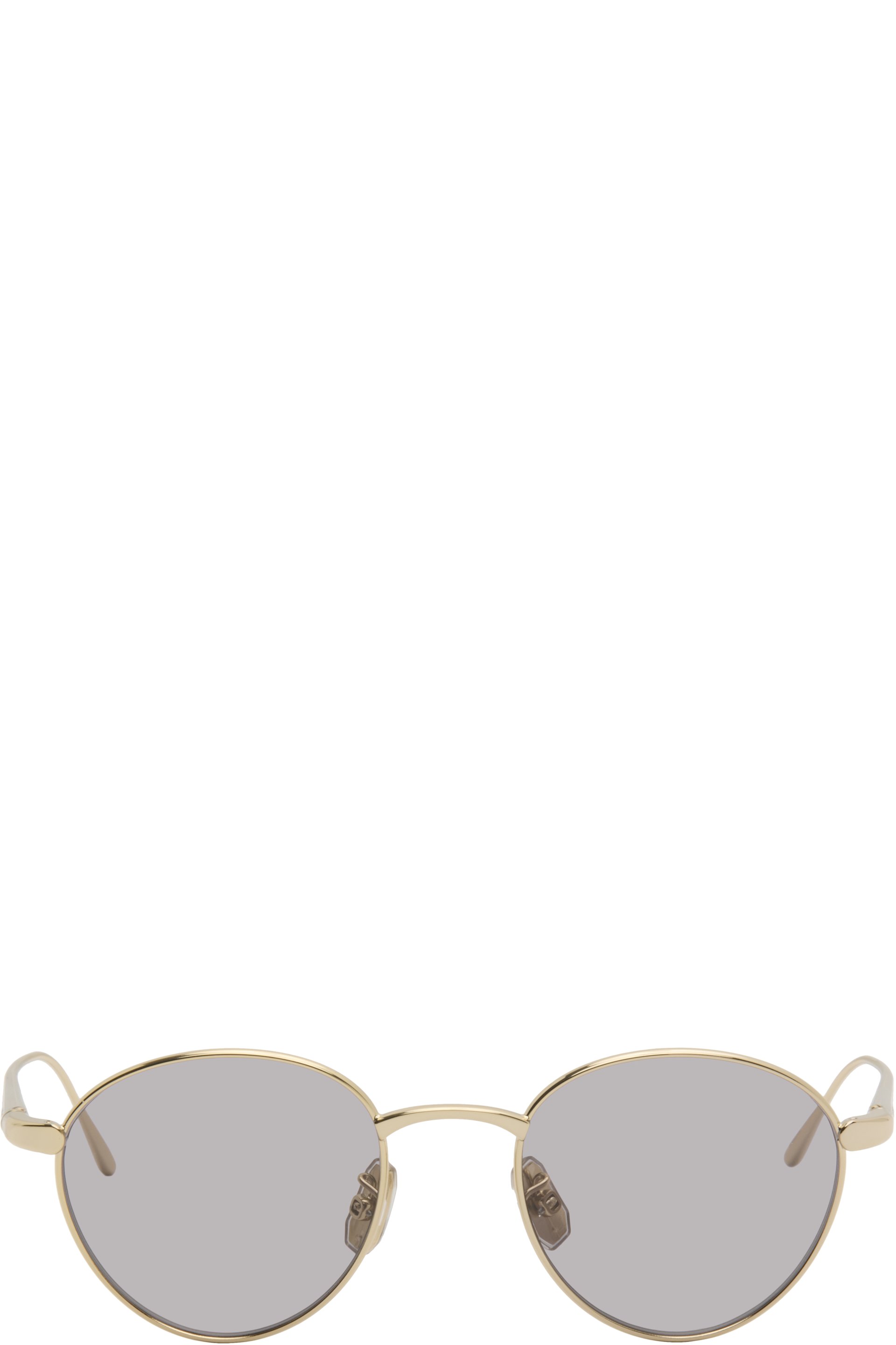 LOEWE - Gold Slim Sunglasses