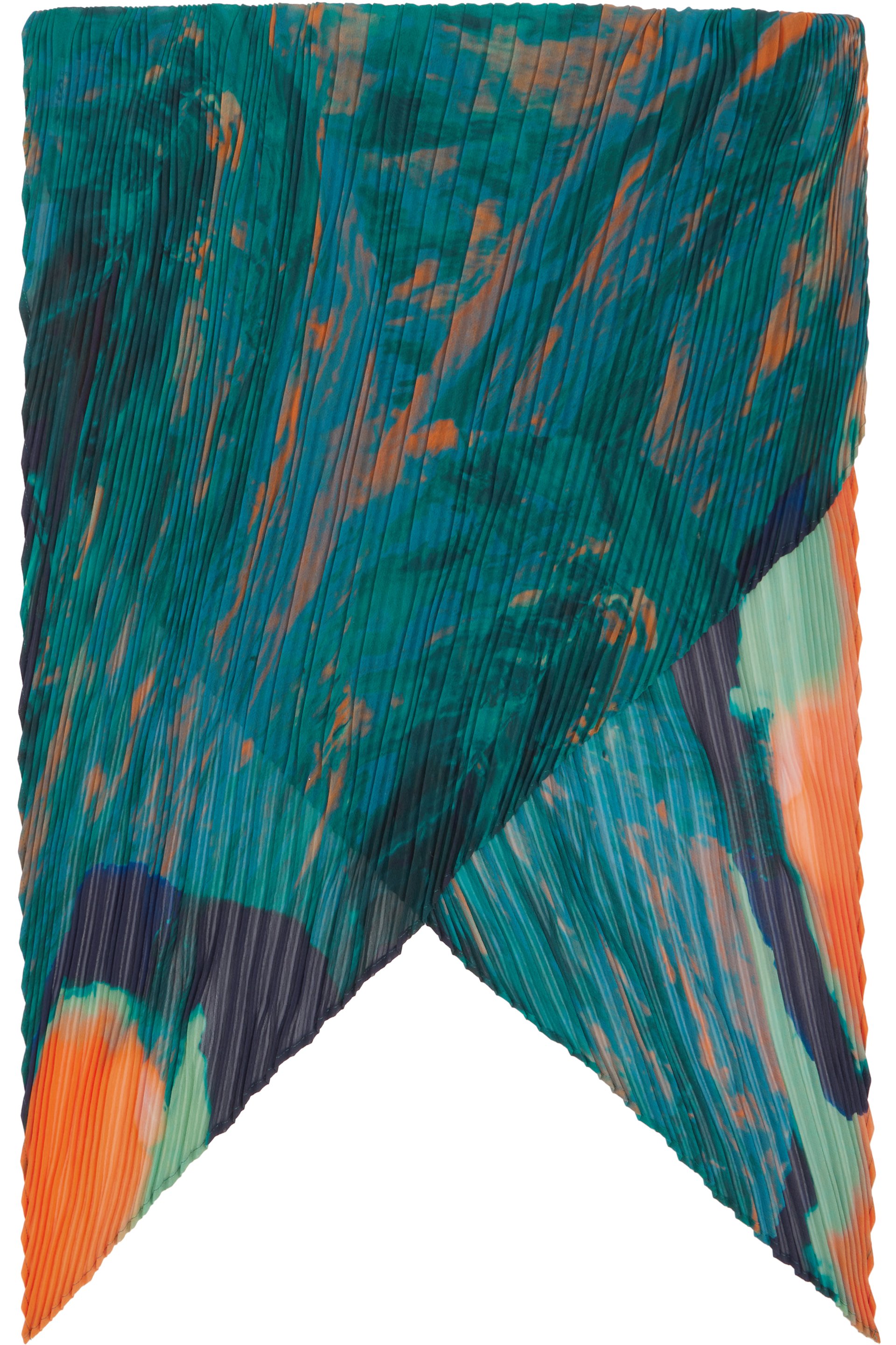HOMME PLISSÉ ISSEY MIYAKE - 绿色 Agate 围巾