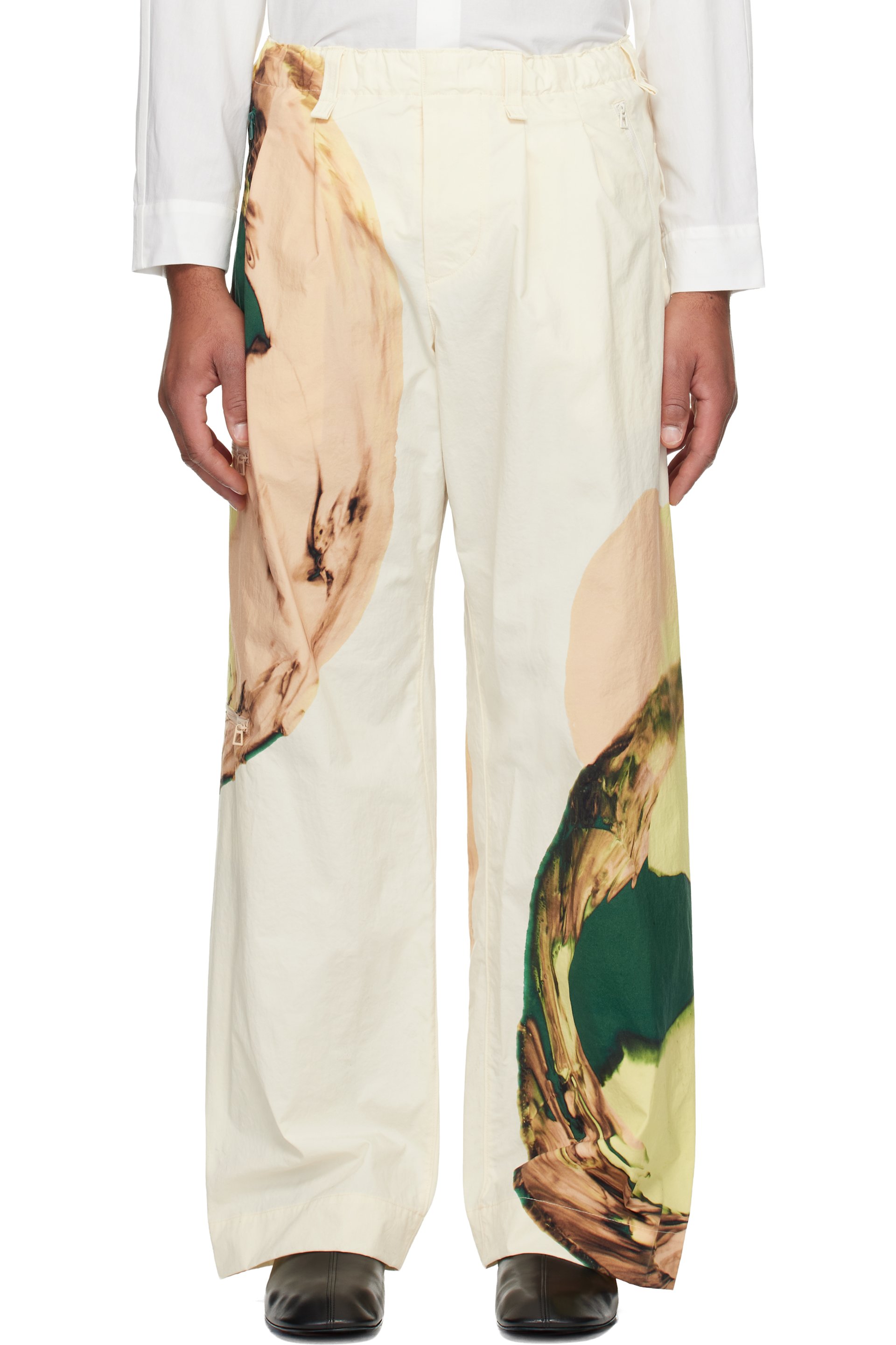 HOMME PLISSÉ ISSEY MIYAKE - Beige Agate Trousers