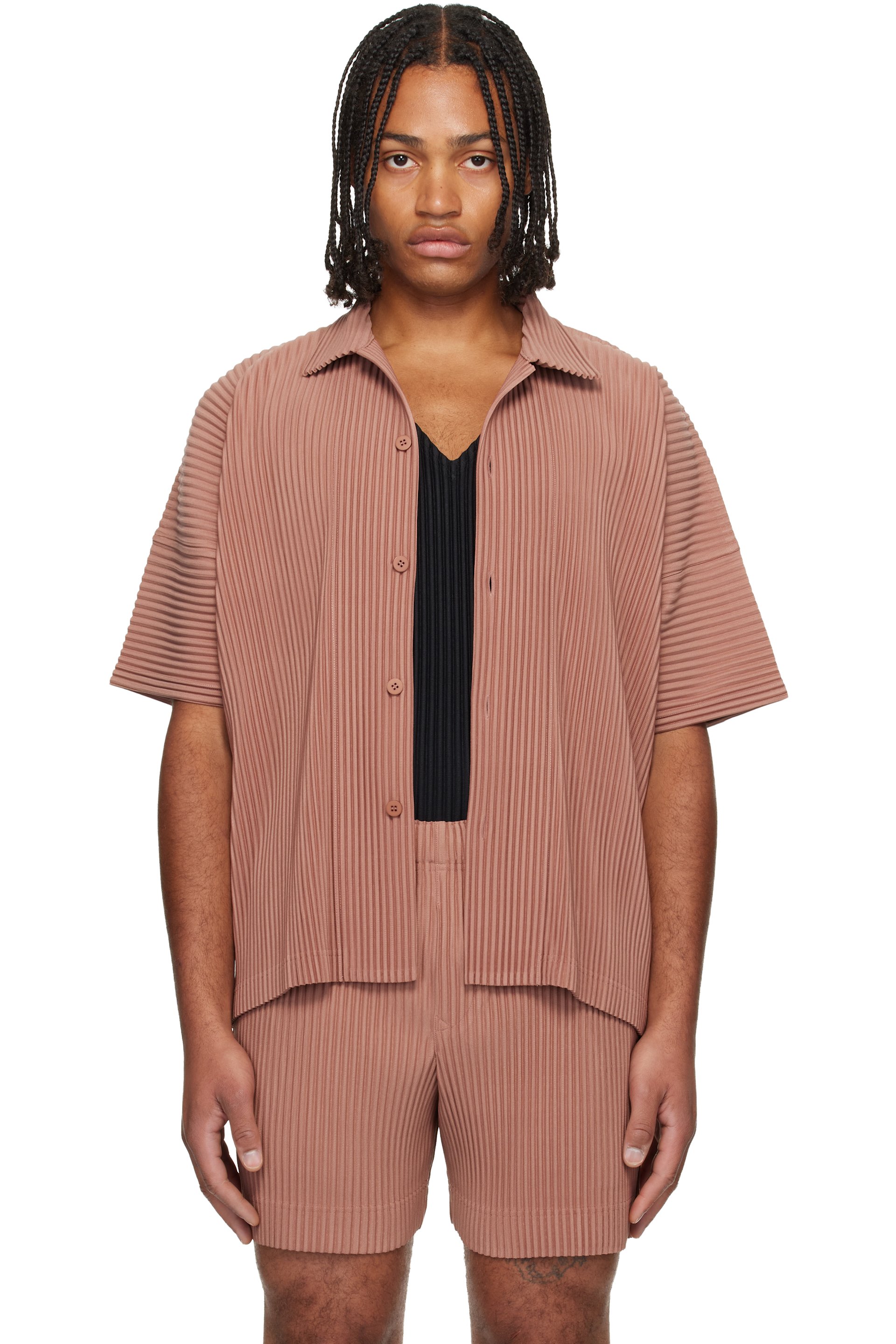 HOMME PLISSÉ ISSEY MIYAKE - Tan Monthly Color July Shirt