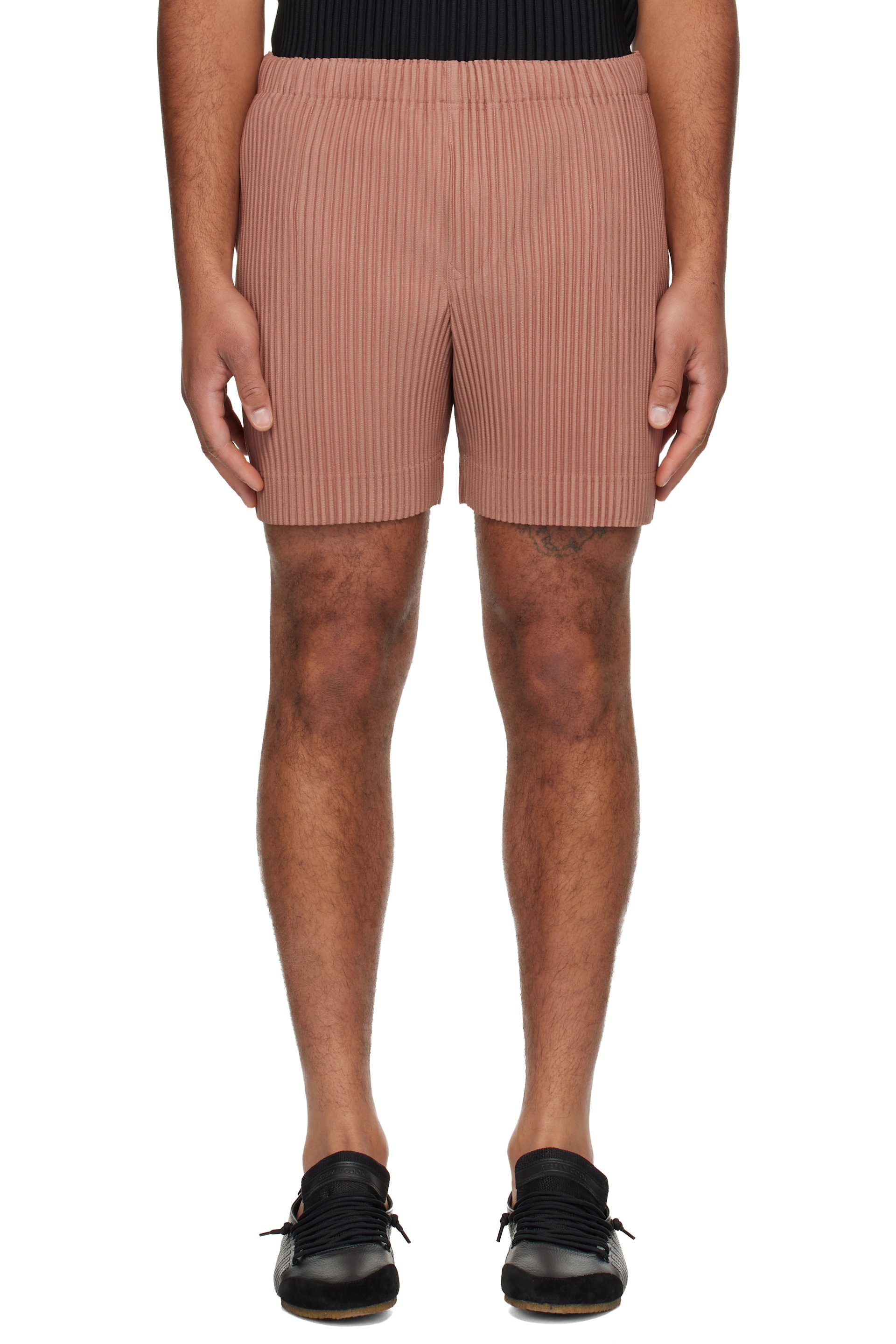 HOMME PLISSÉ ISSEY MIYAKE - Tan Monthly Color July Shorts