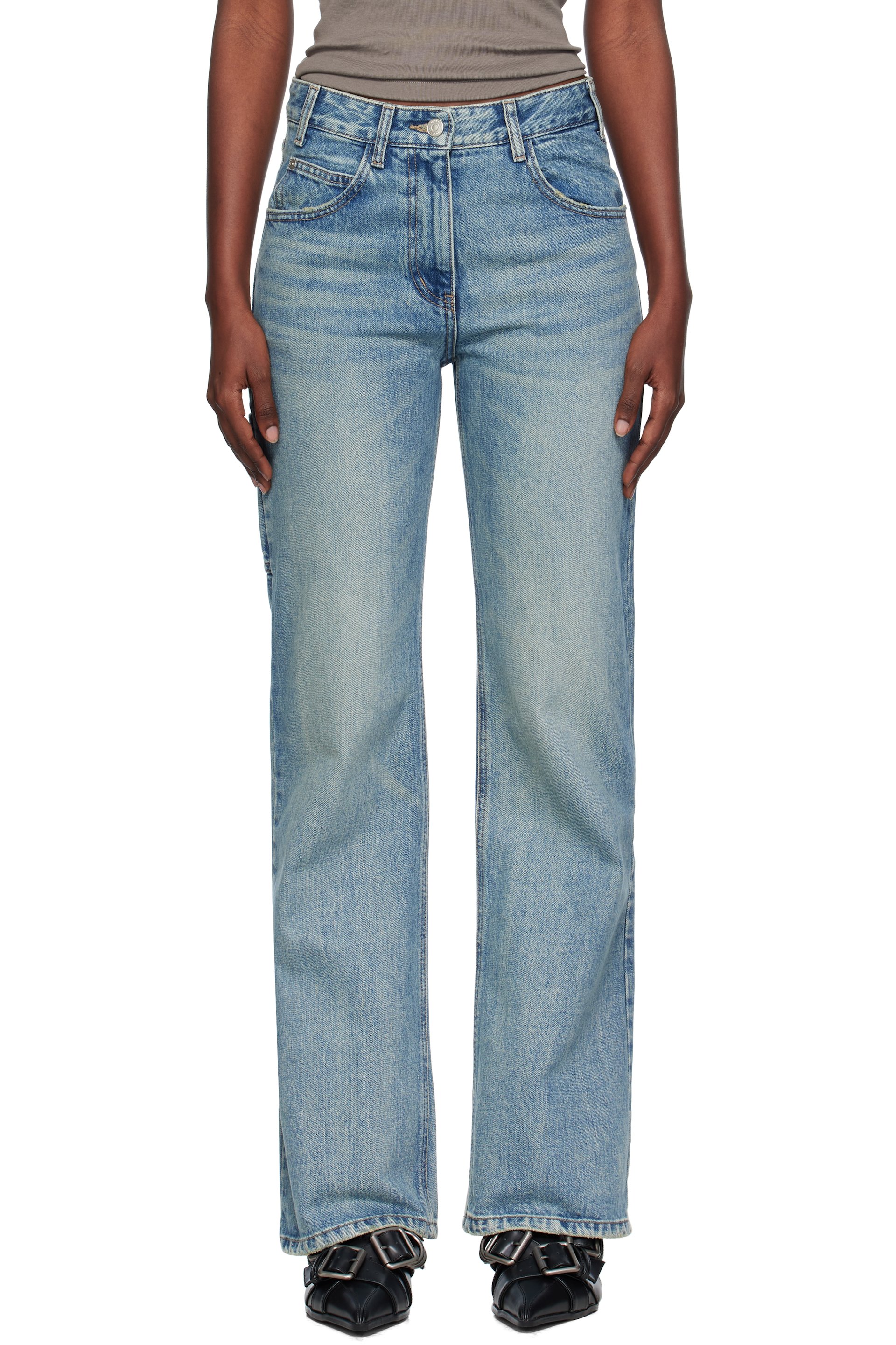 OPEN YY - Jean camionneur bleu